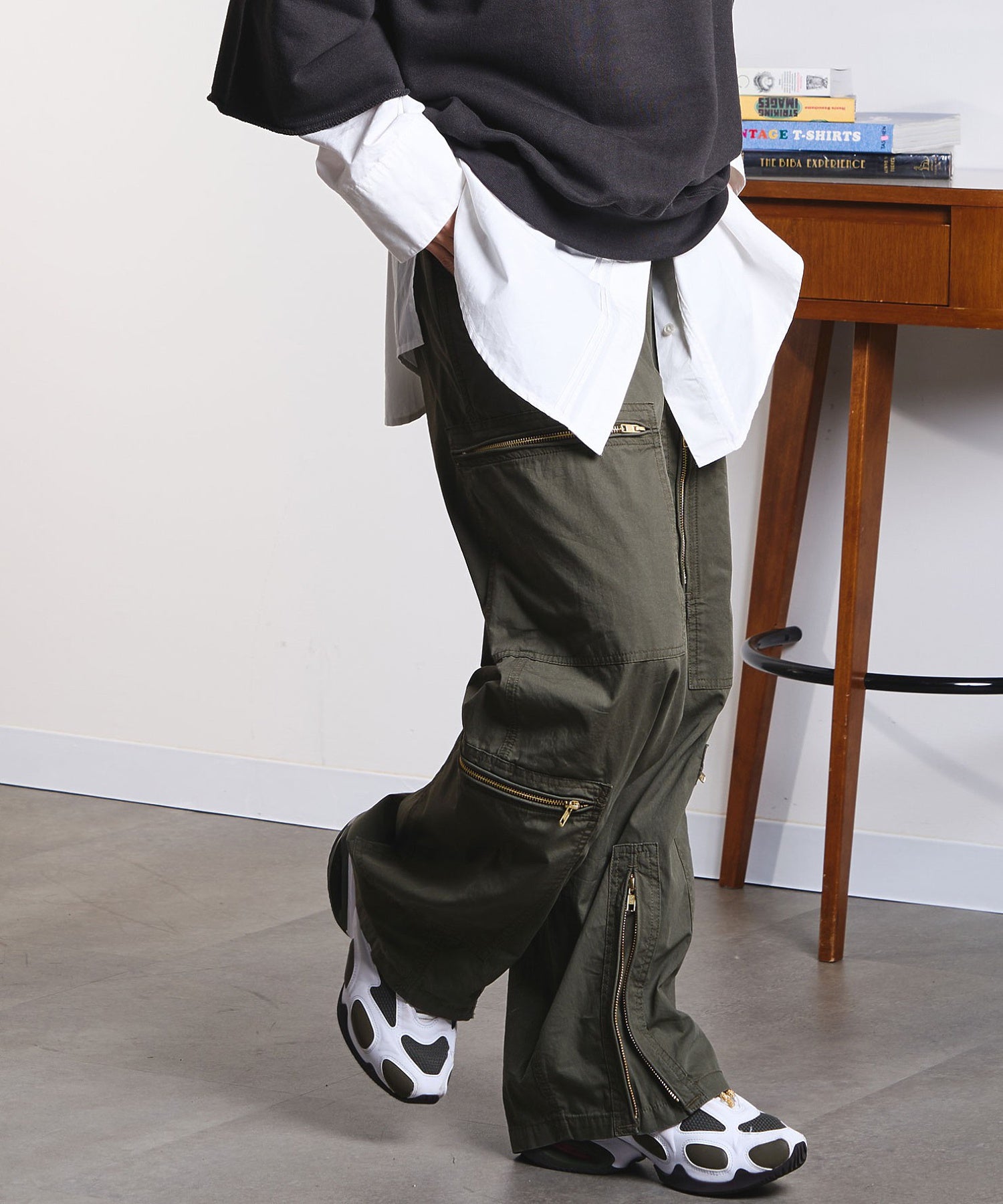 model:161cm 着用サイズ:M