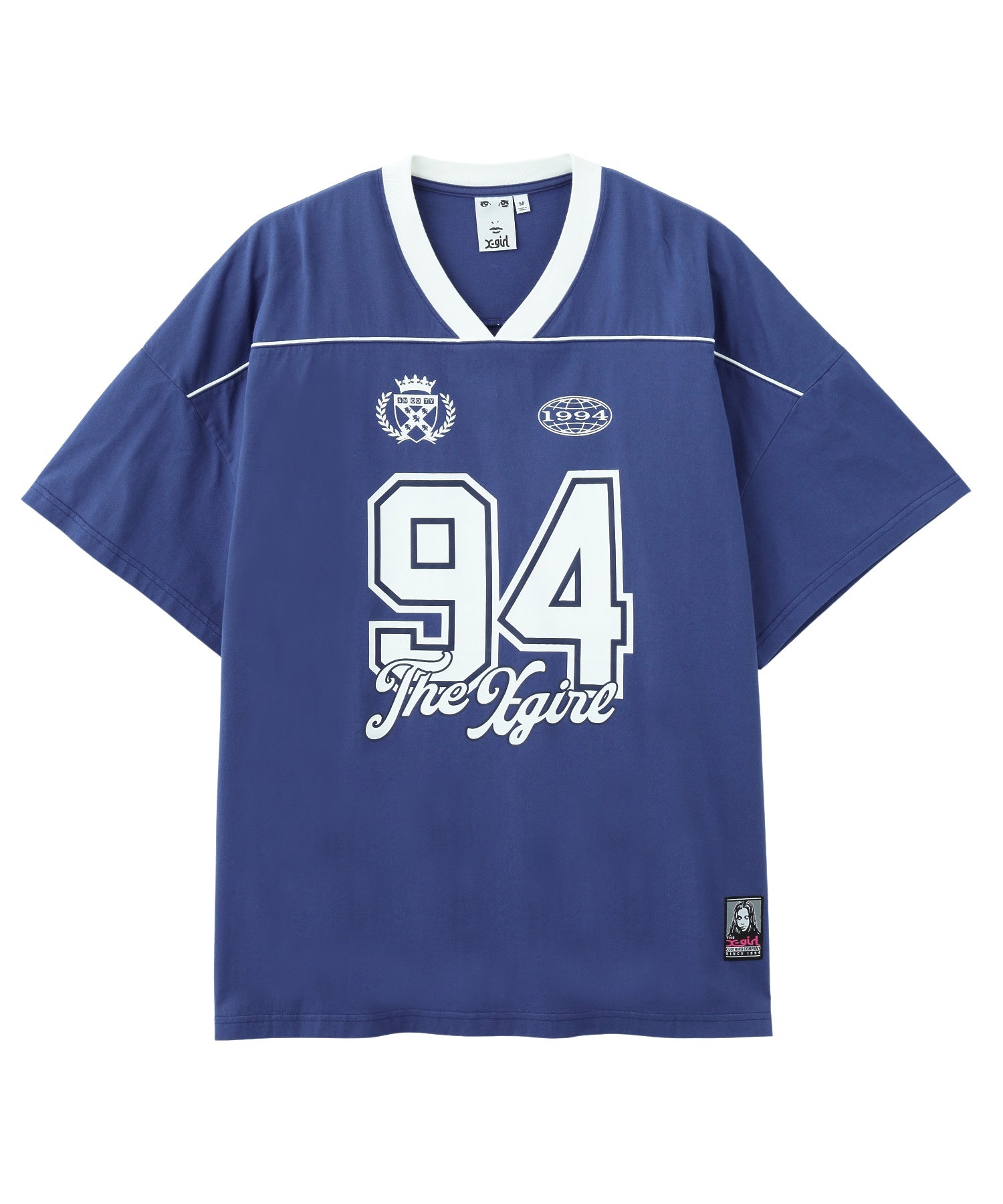 FACE LABEL NUMBER BIG TEE DRESS