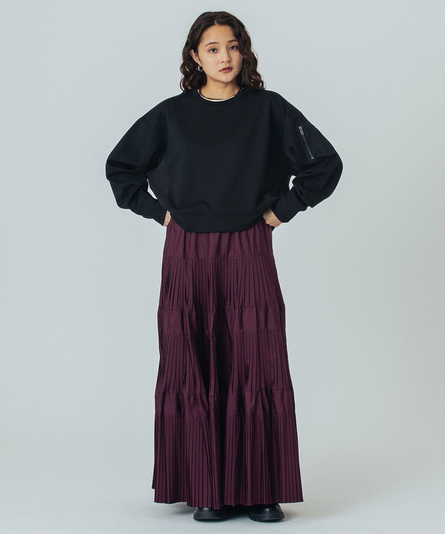 model:160cm 着用サイズ:ONE SIZE