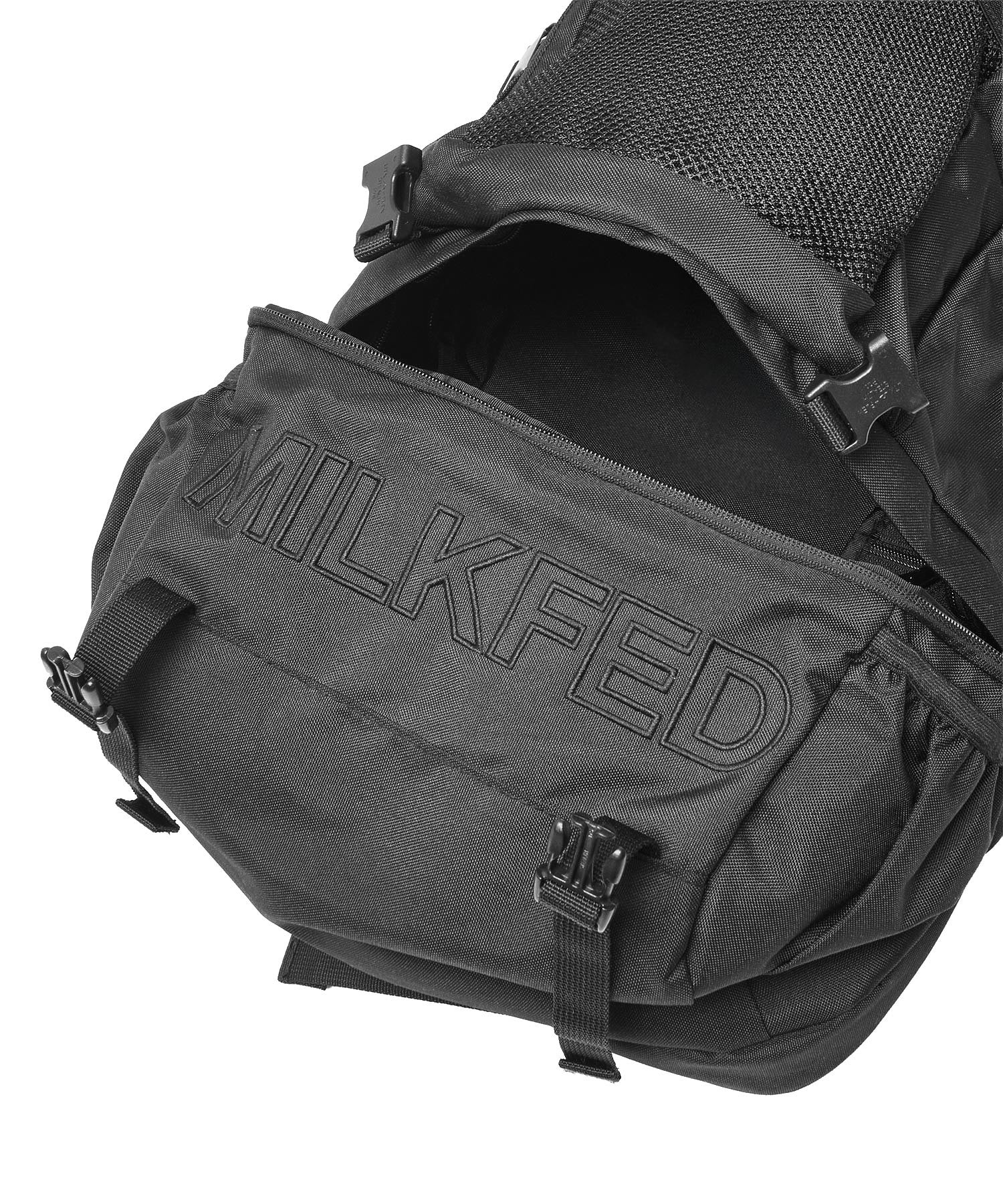 【定番】NEO EMBROIDERY BIG BACKPACK BAR MILKFED.