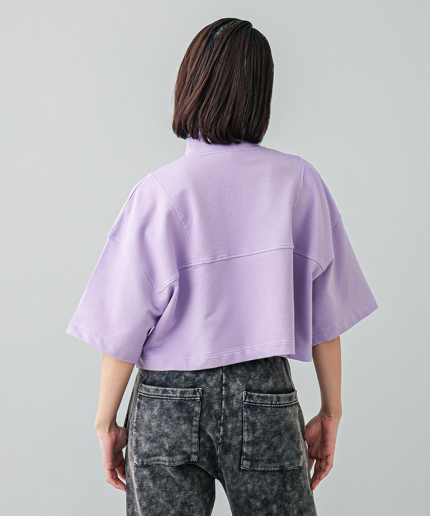 CROPPED ANORAK TOP