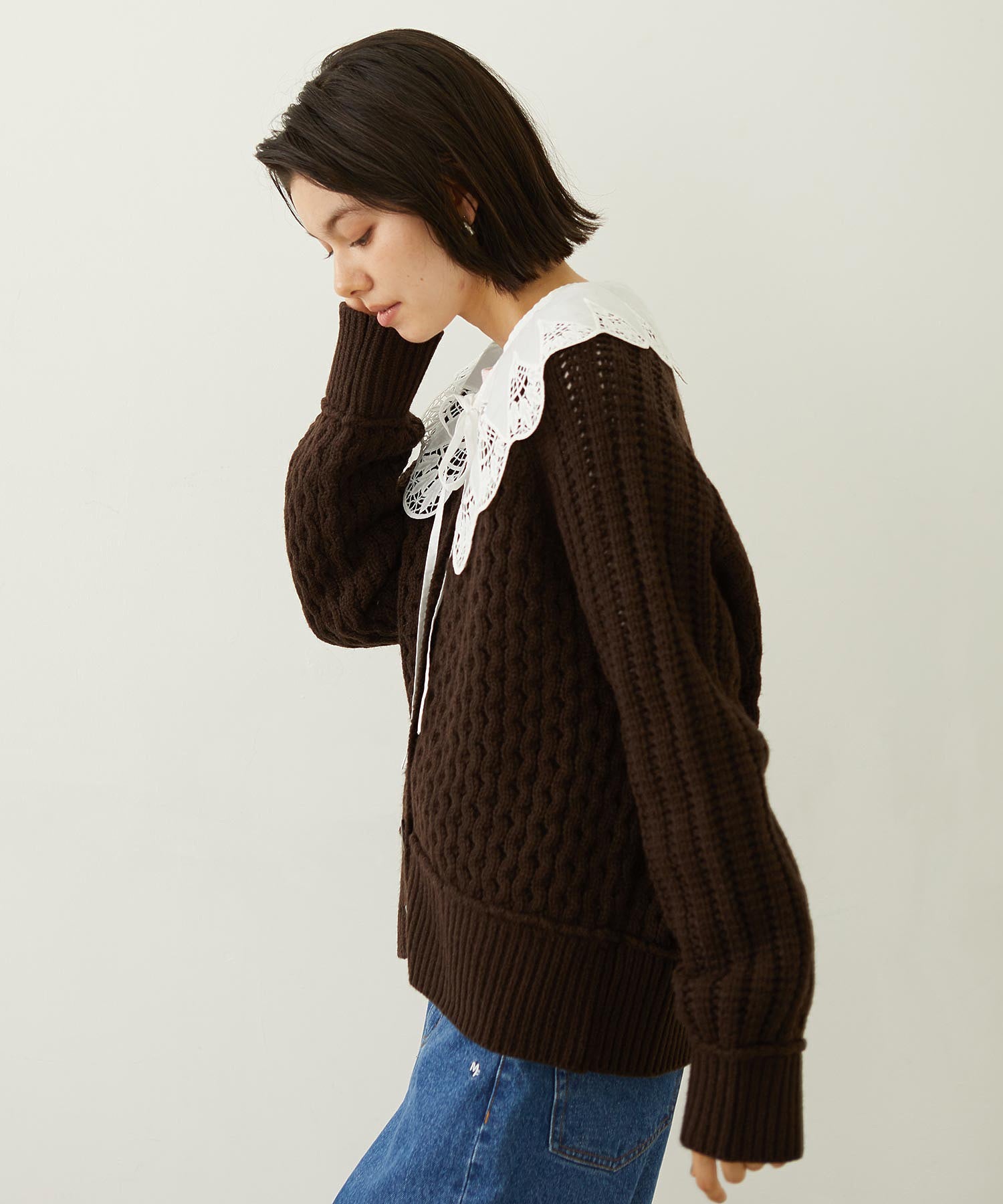 CABLE KNIT CARDIGAN