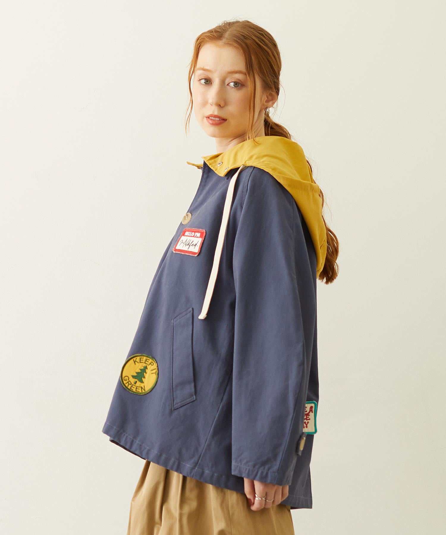 PATCH HOODED JACKET
