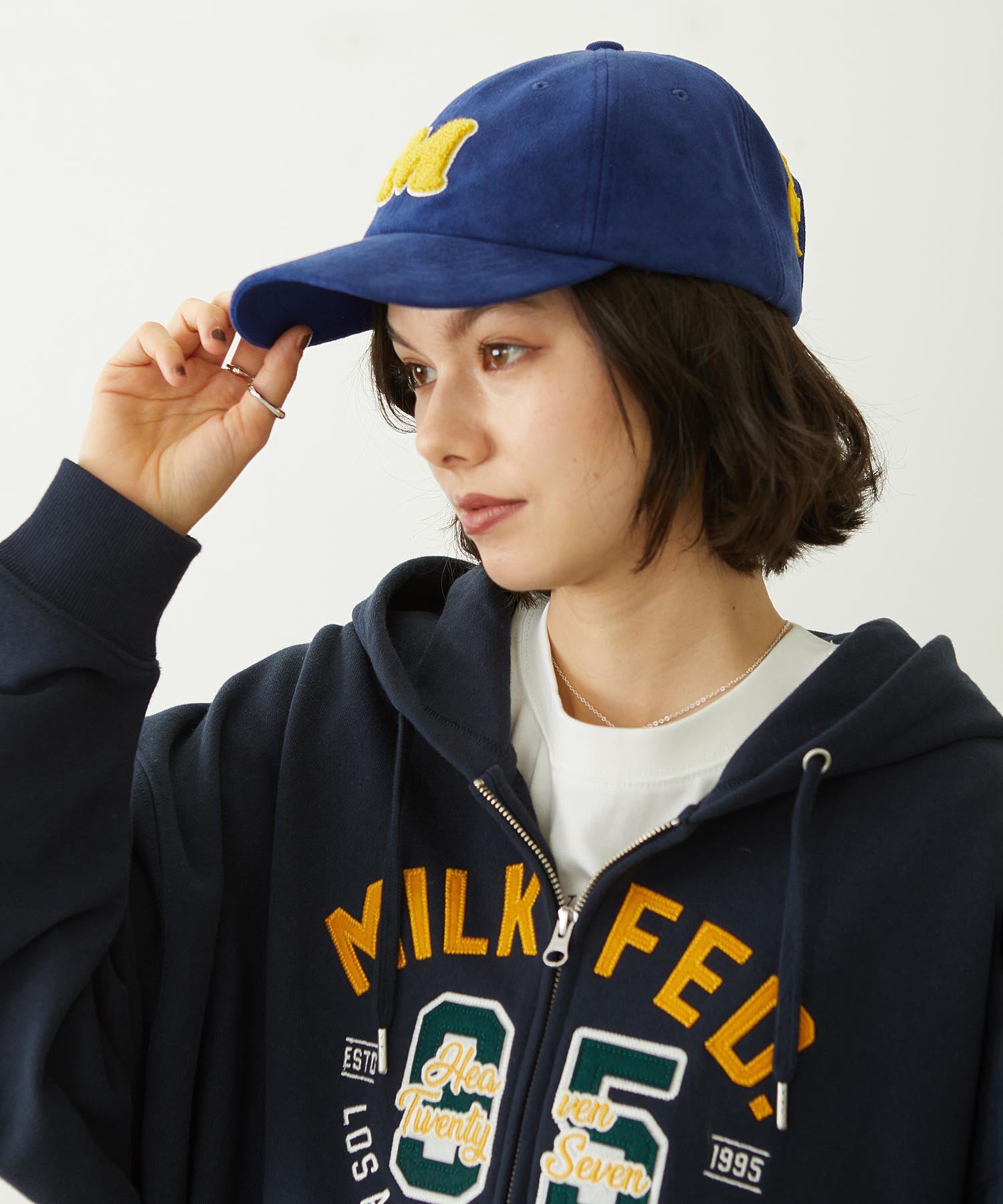 INITIAL EMBROIDERED CAP