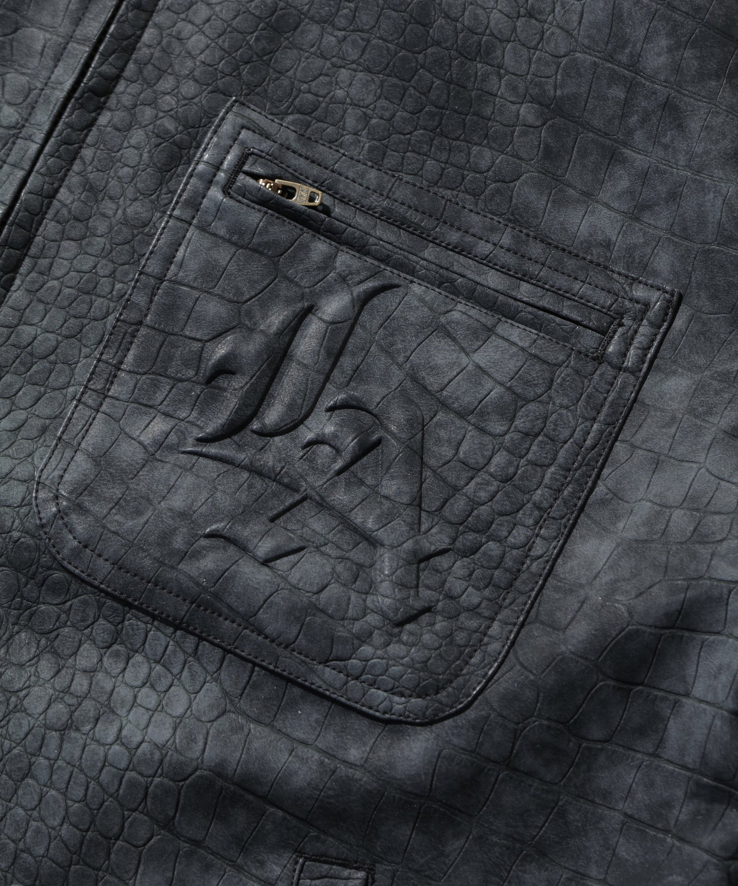 CROC SUEDE JACKET