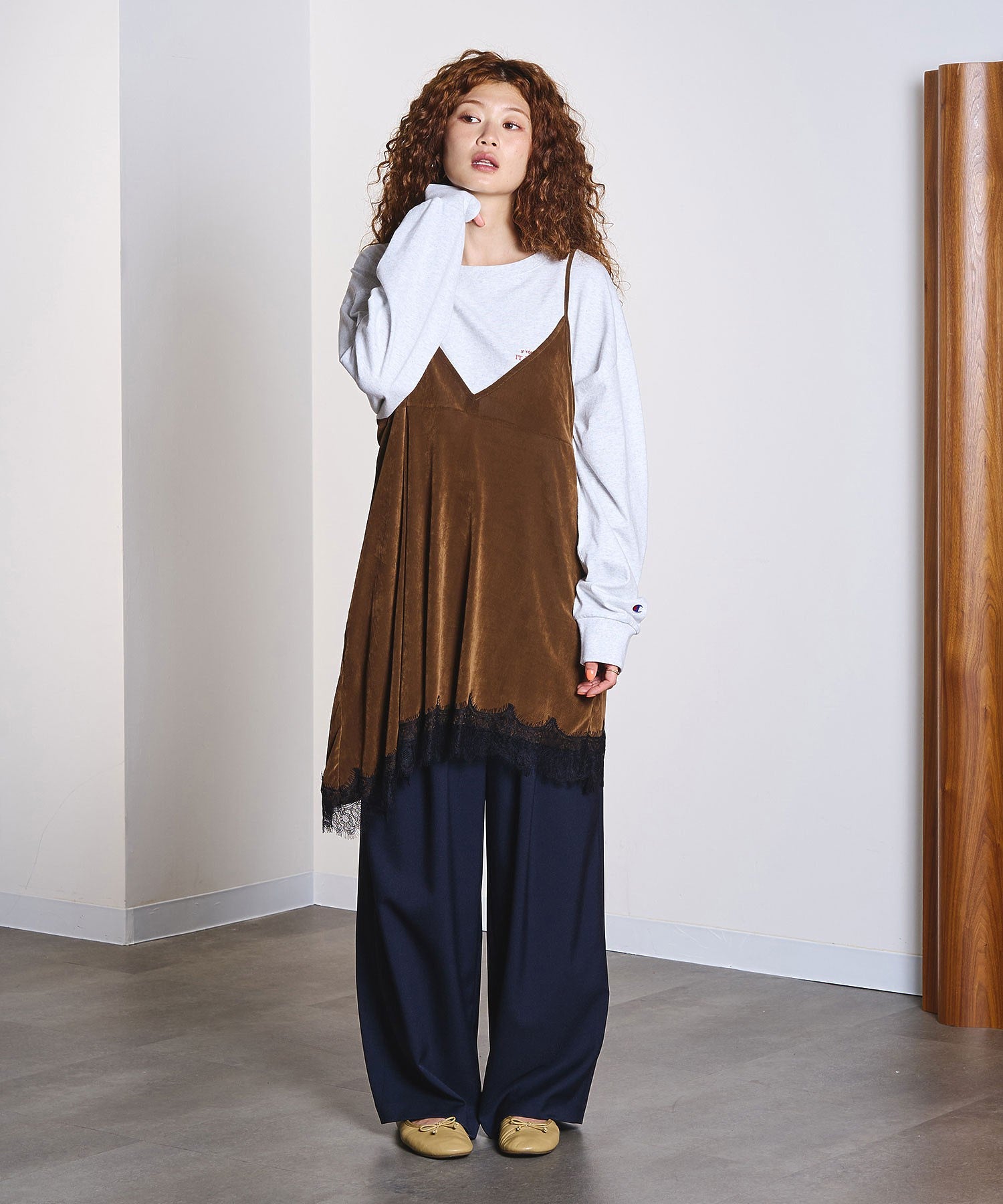 model:168cm 着用サイズ:ONE SIZE