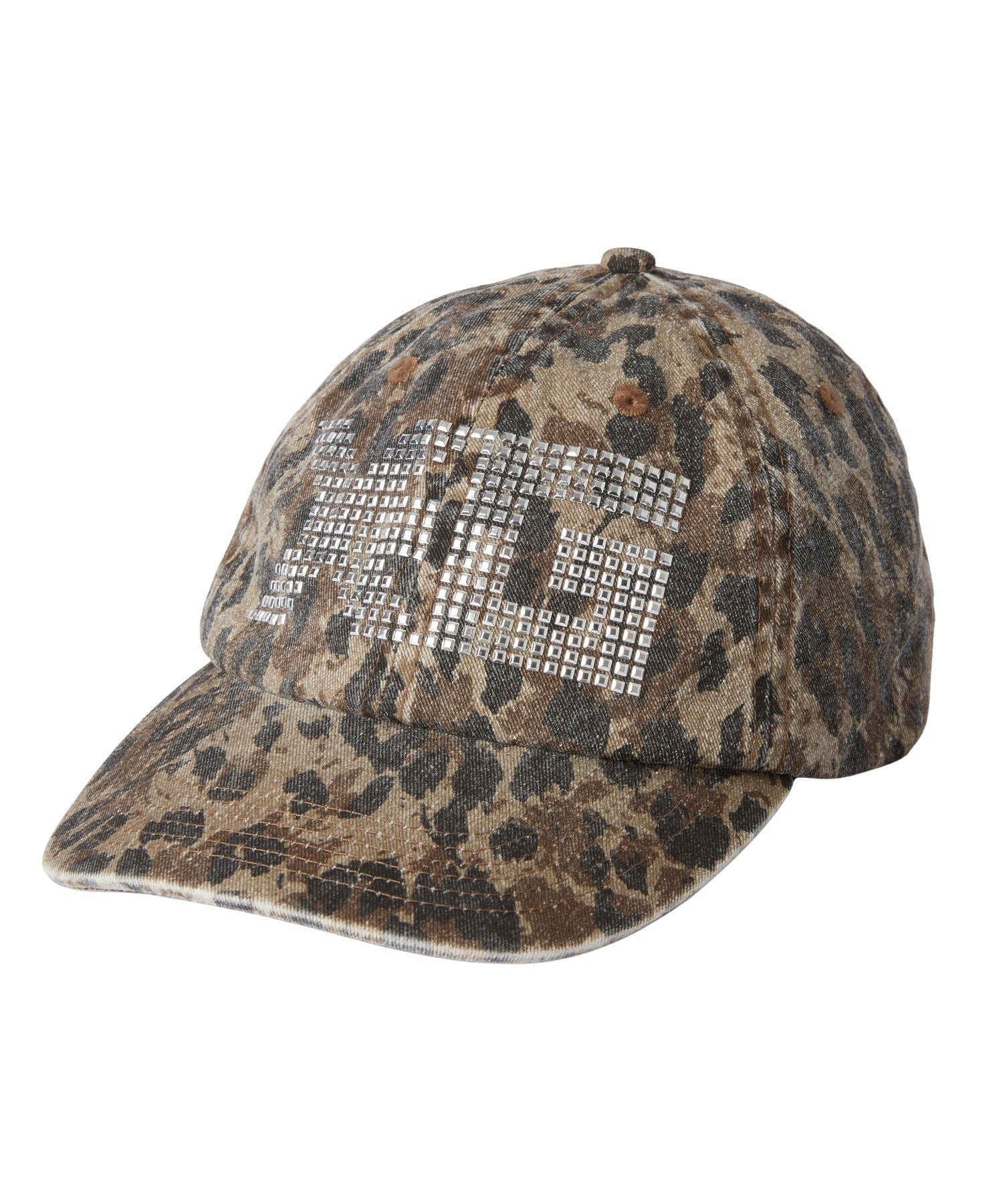SQUARE STUDDED LOGO 6PANEL CAP