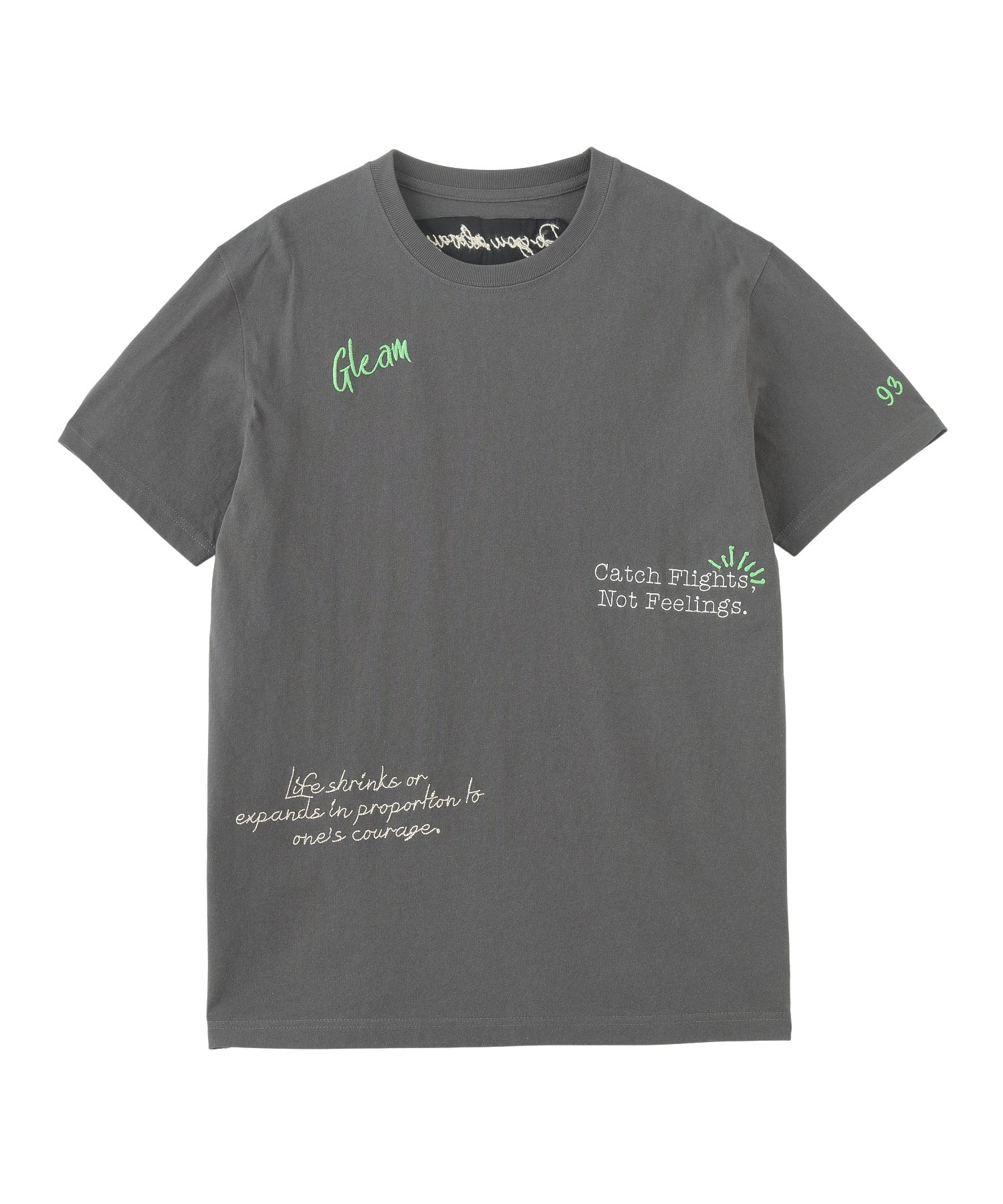 FREEHAND LIKE EMBROIDERY S/S TEE