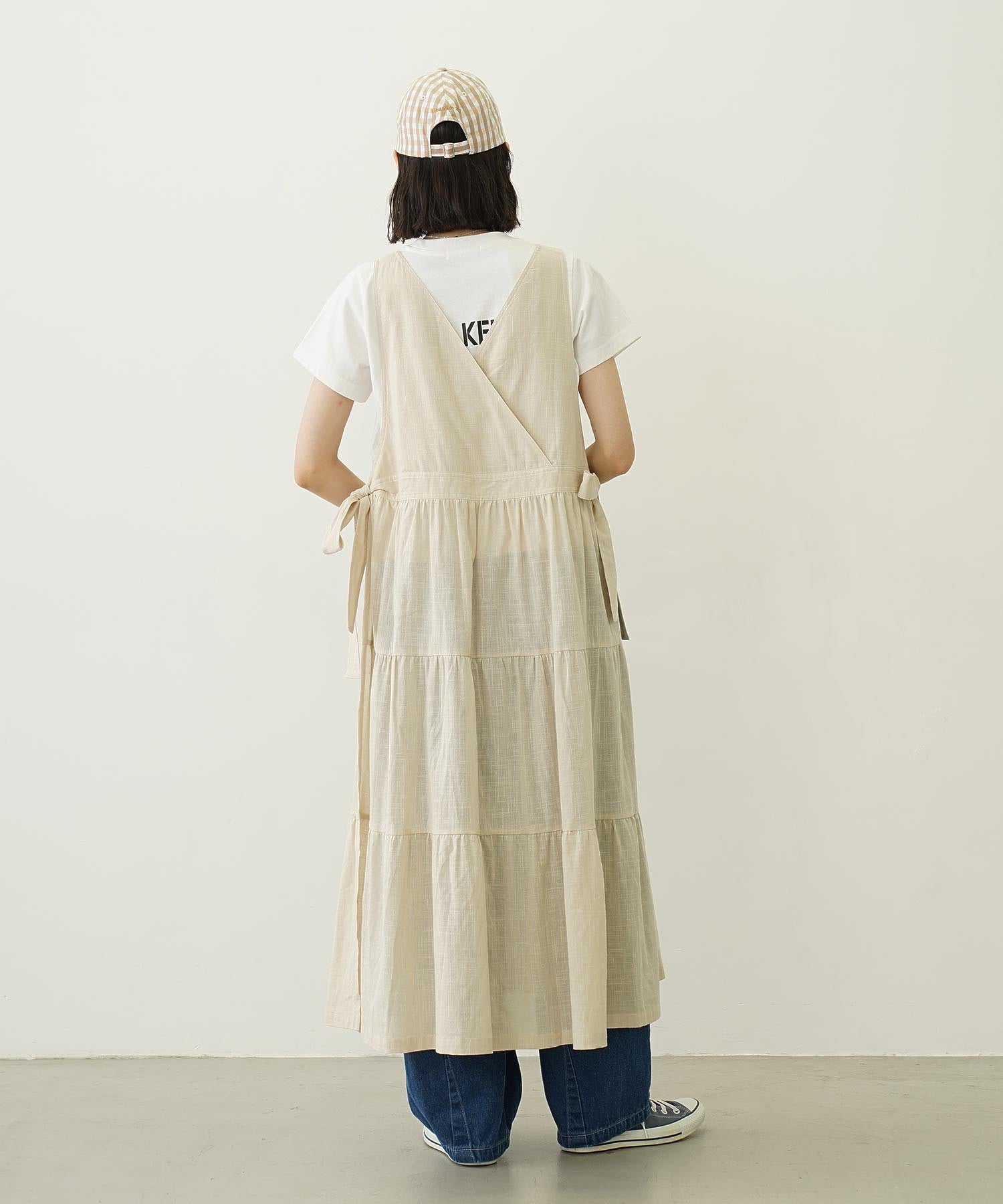 APRON TIERED DRESS