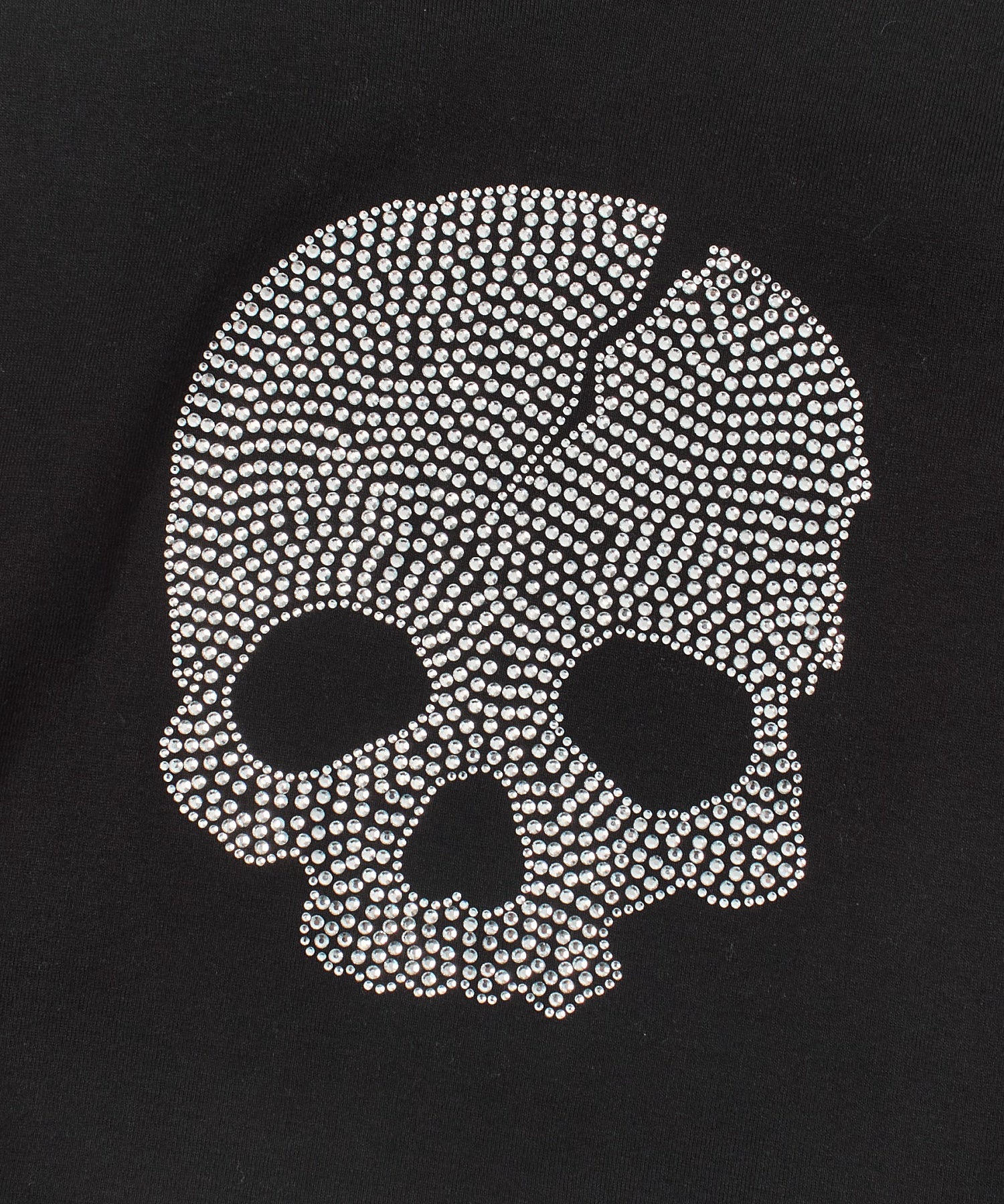 RHINESTONE SKULL S/S BABY TEE