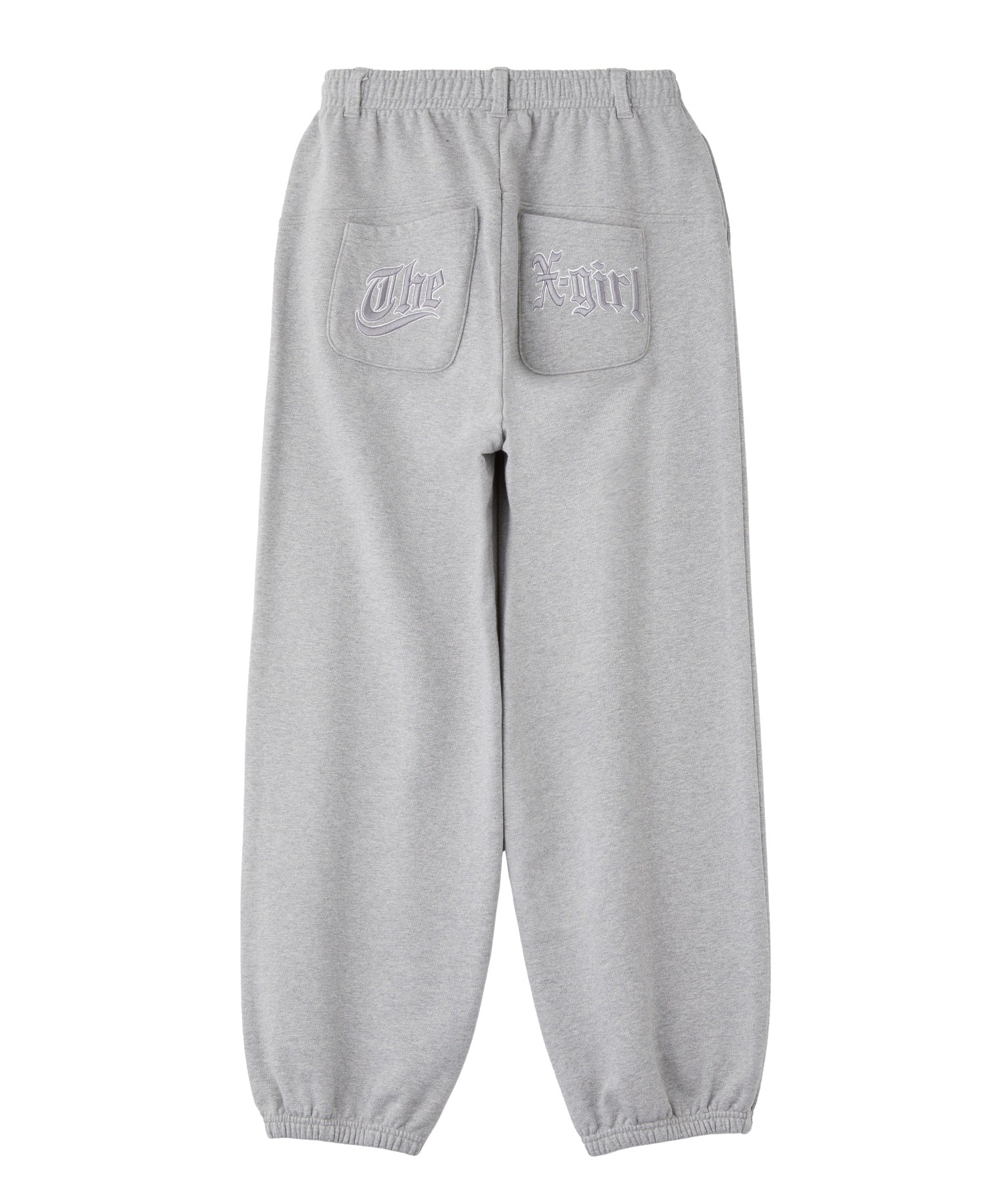 EMBROIDERED POCKET VOLUME SWEATPANTS