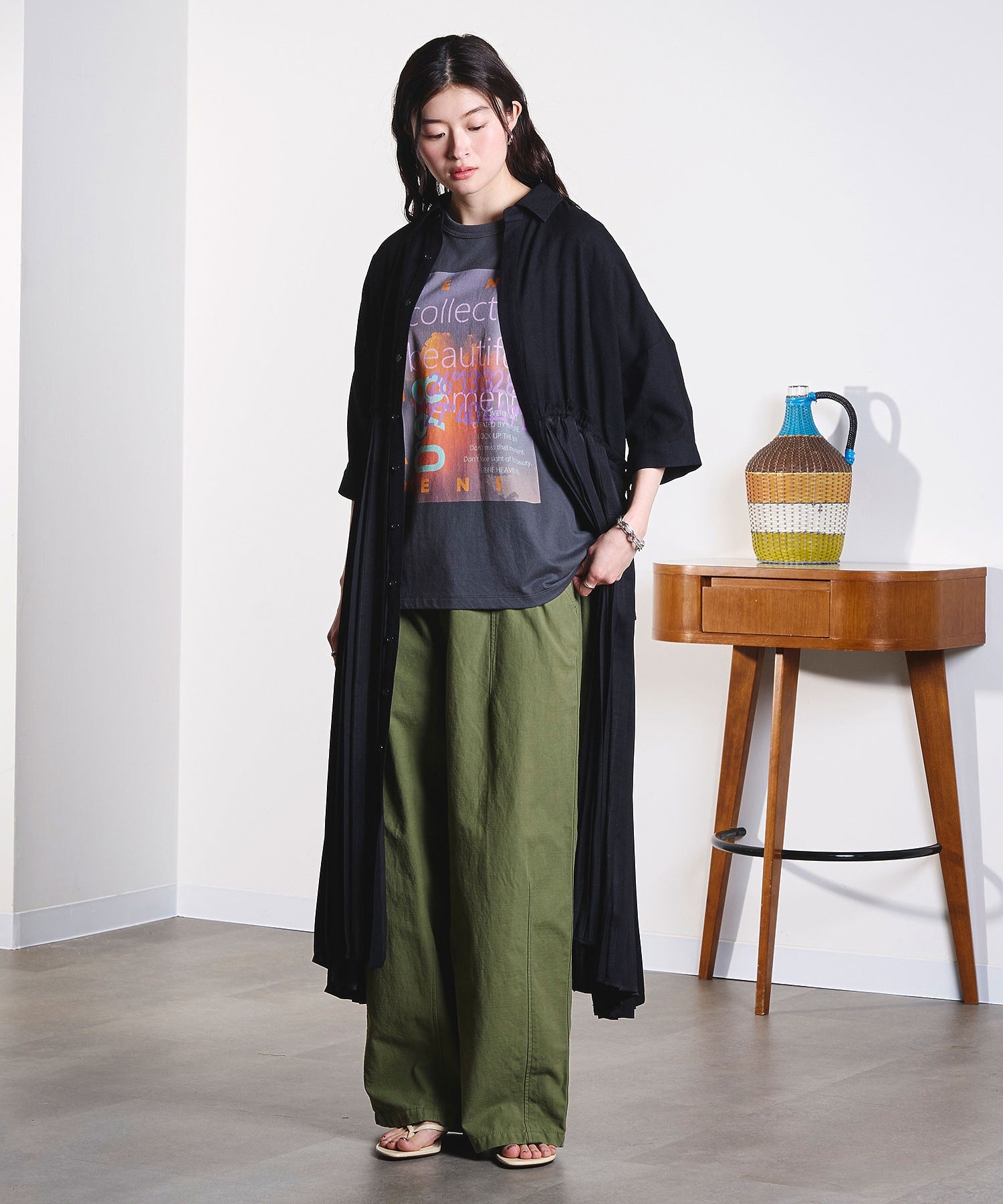 model:171cm 着用サイズ:ONE SIZE