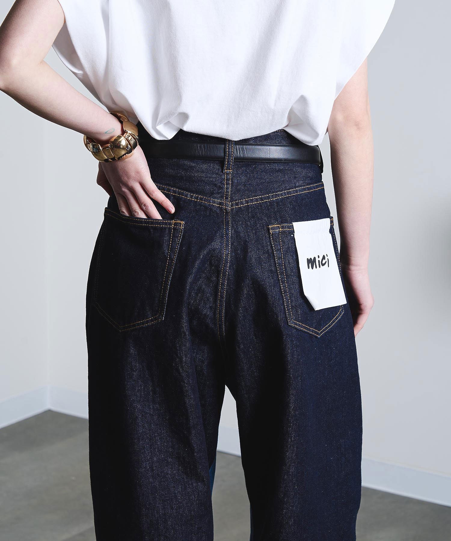 mici/DENIM REMAKE STYLE PANTS