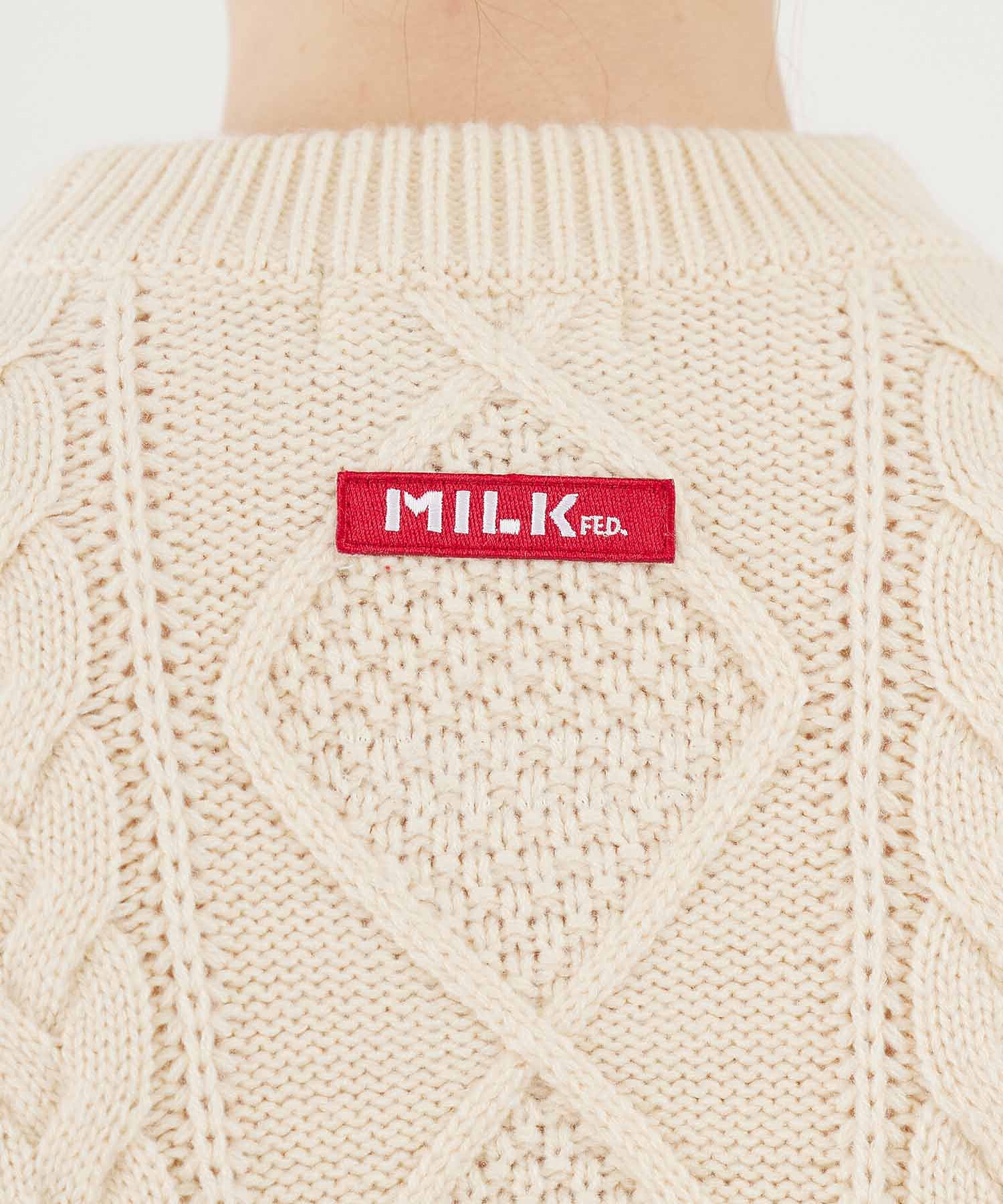 CABLE KNIT TOP MILKFED.