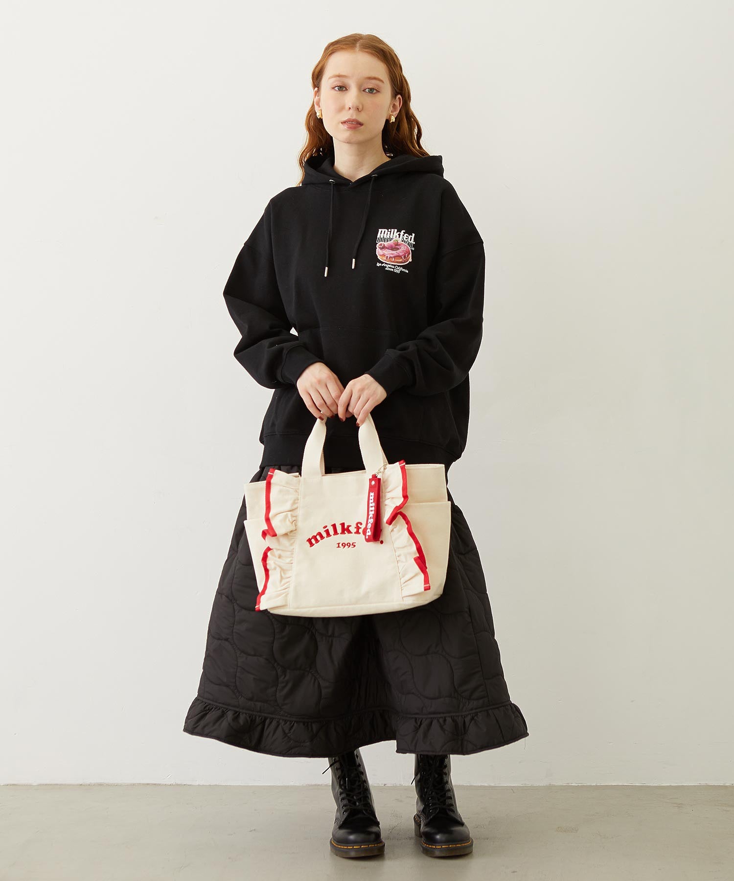 RUFFLE BAG MILKFED.
