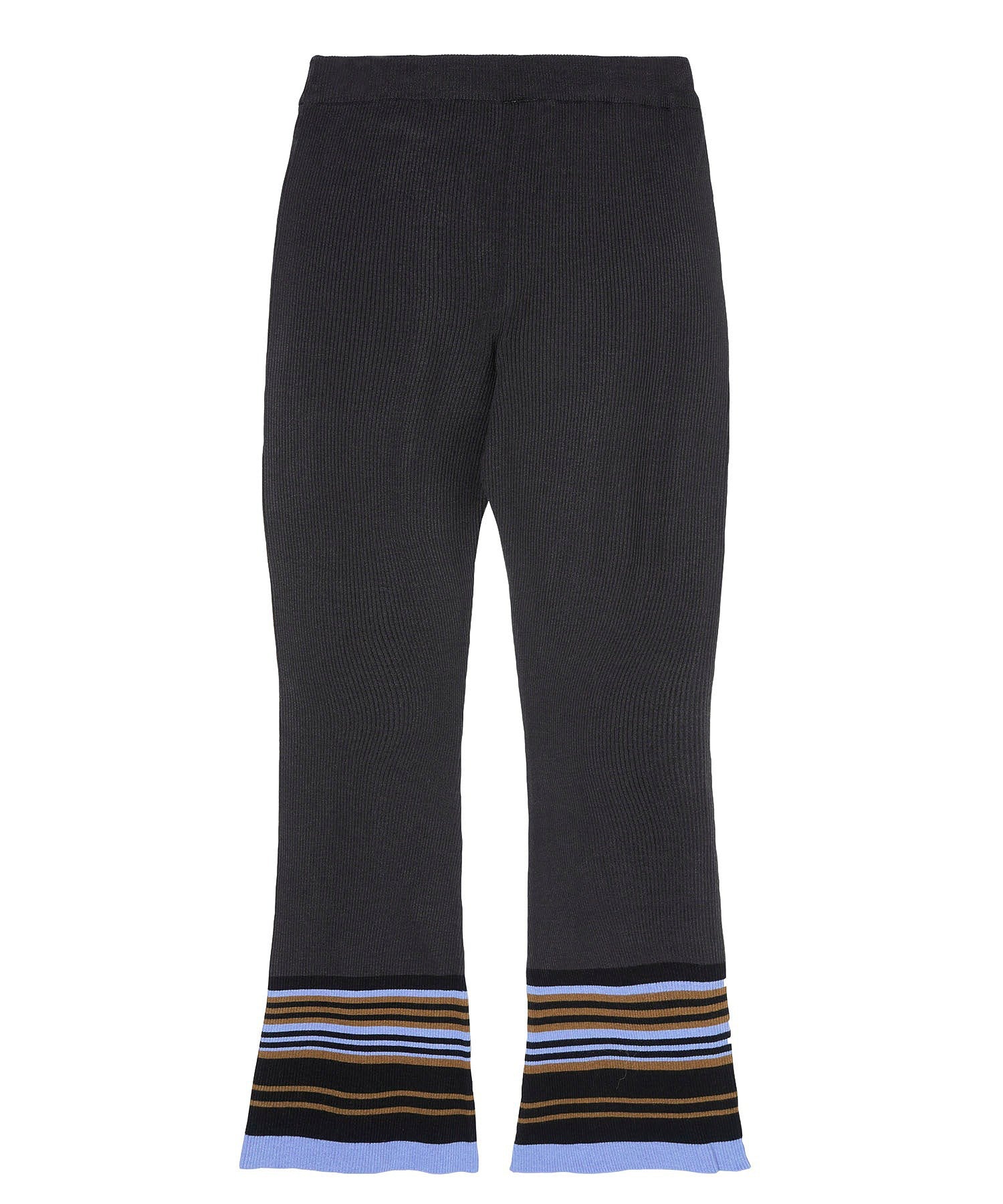 PARTIAL STRIPE KNIT PANTS X-girl