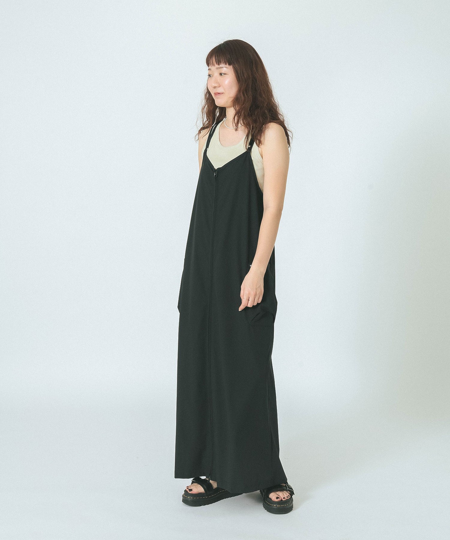 THOUSAND MILExGENE HEAVENS/BACK CROSS NALLOW STRAP DRESS