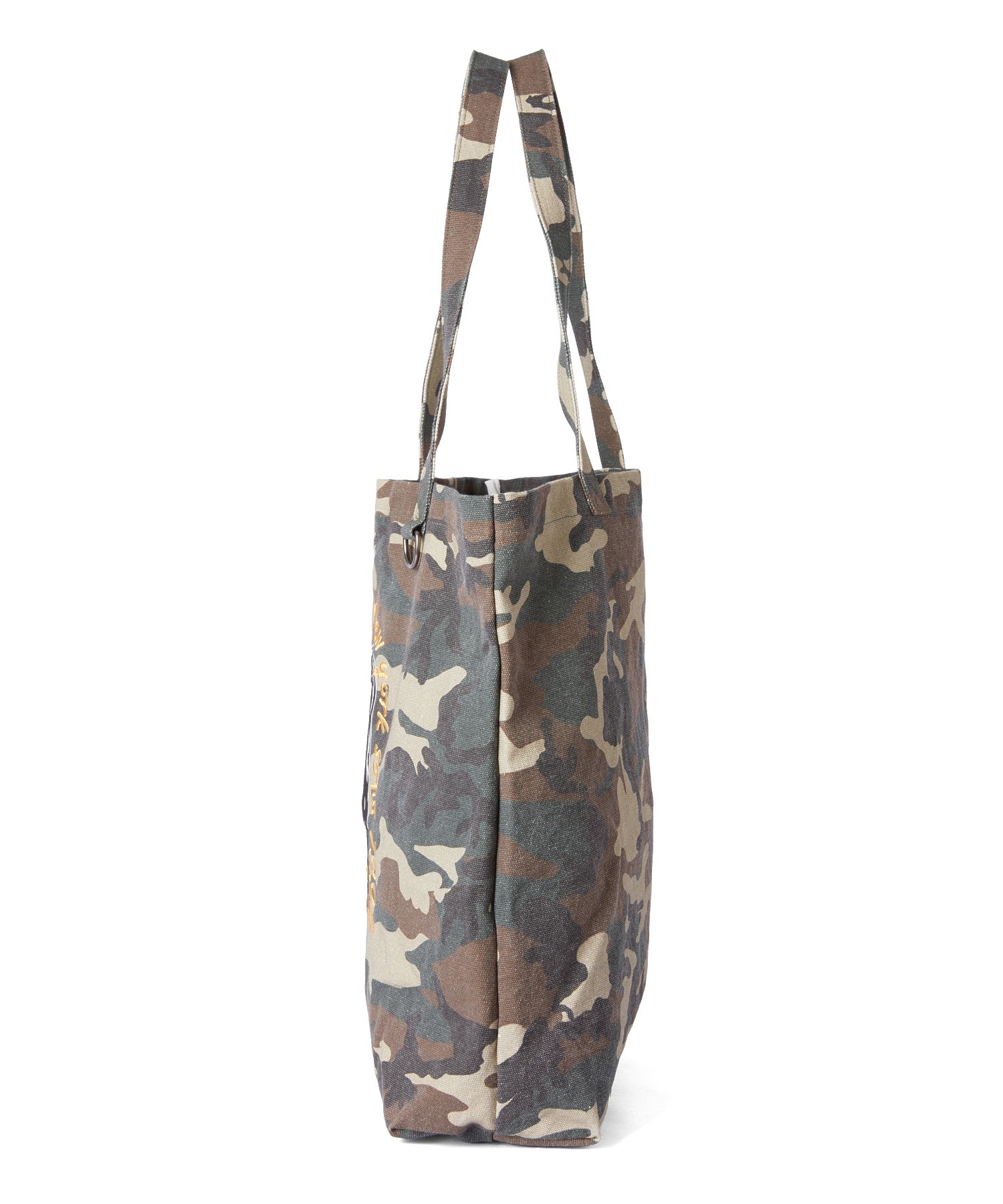 HAND DRAWN LOGO AND FACE TOTE BAG