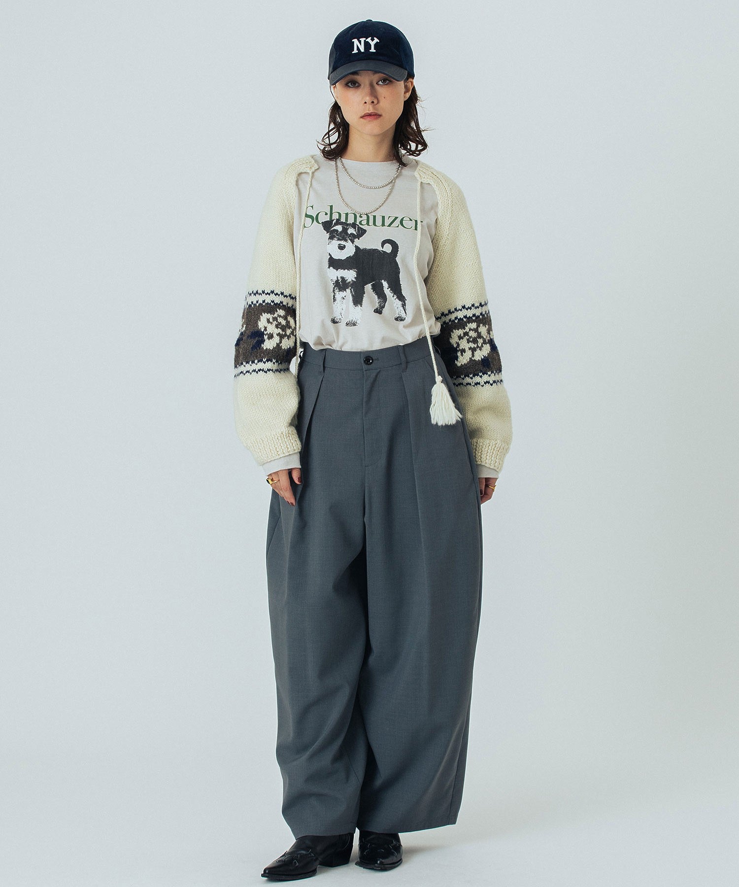 model:172cm 着用サイズ:M