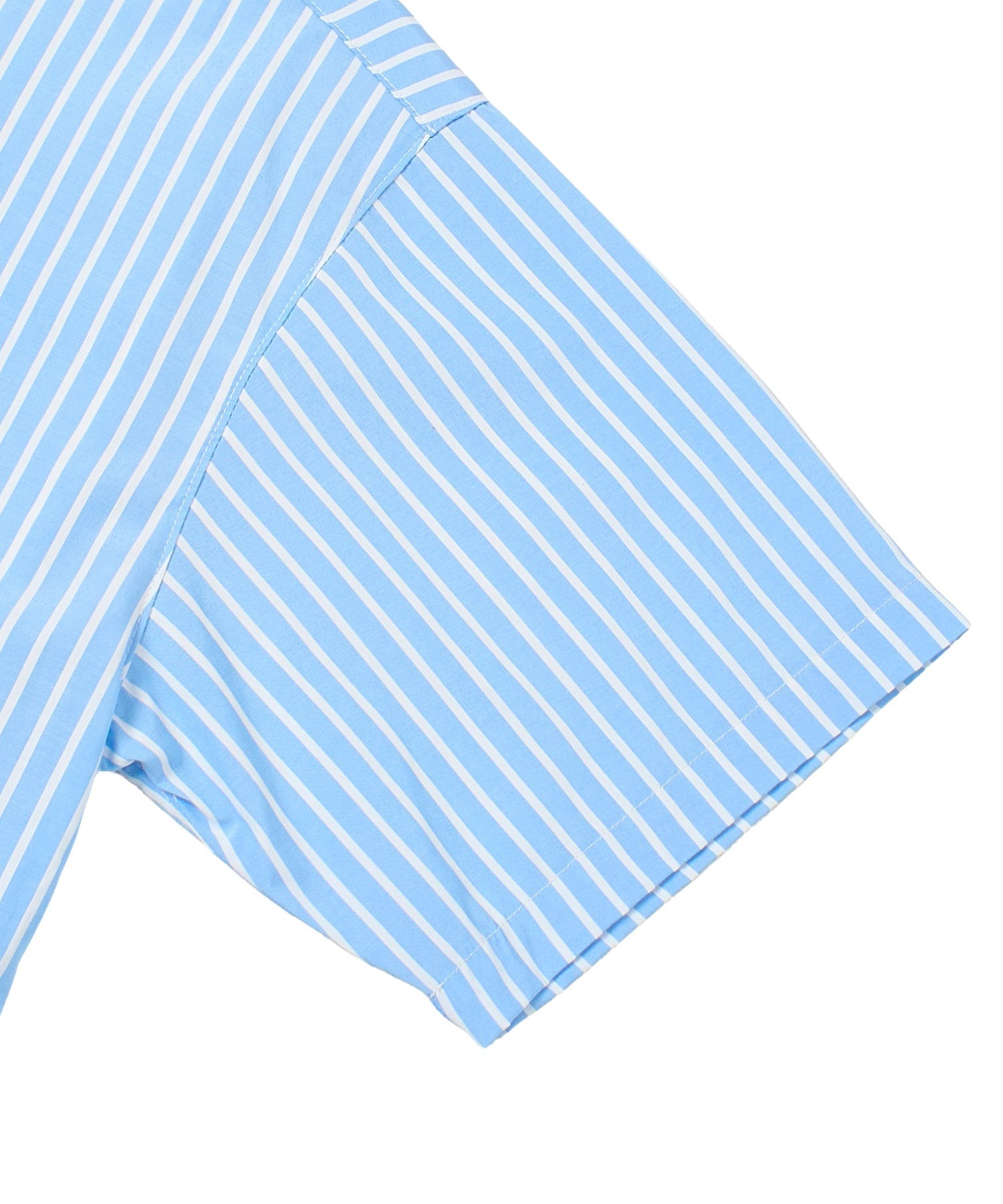 STRIPED RHINESTONE S/S SHIRT