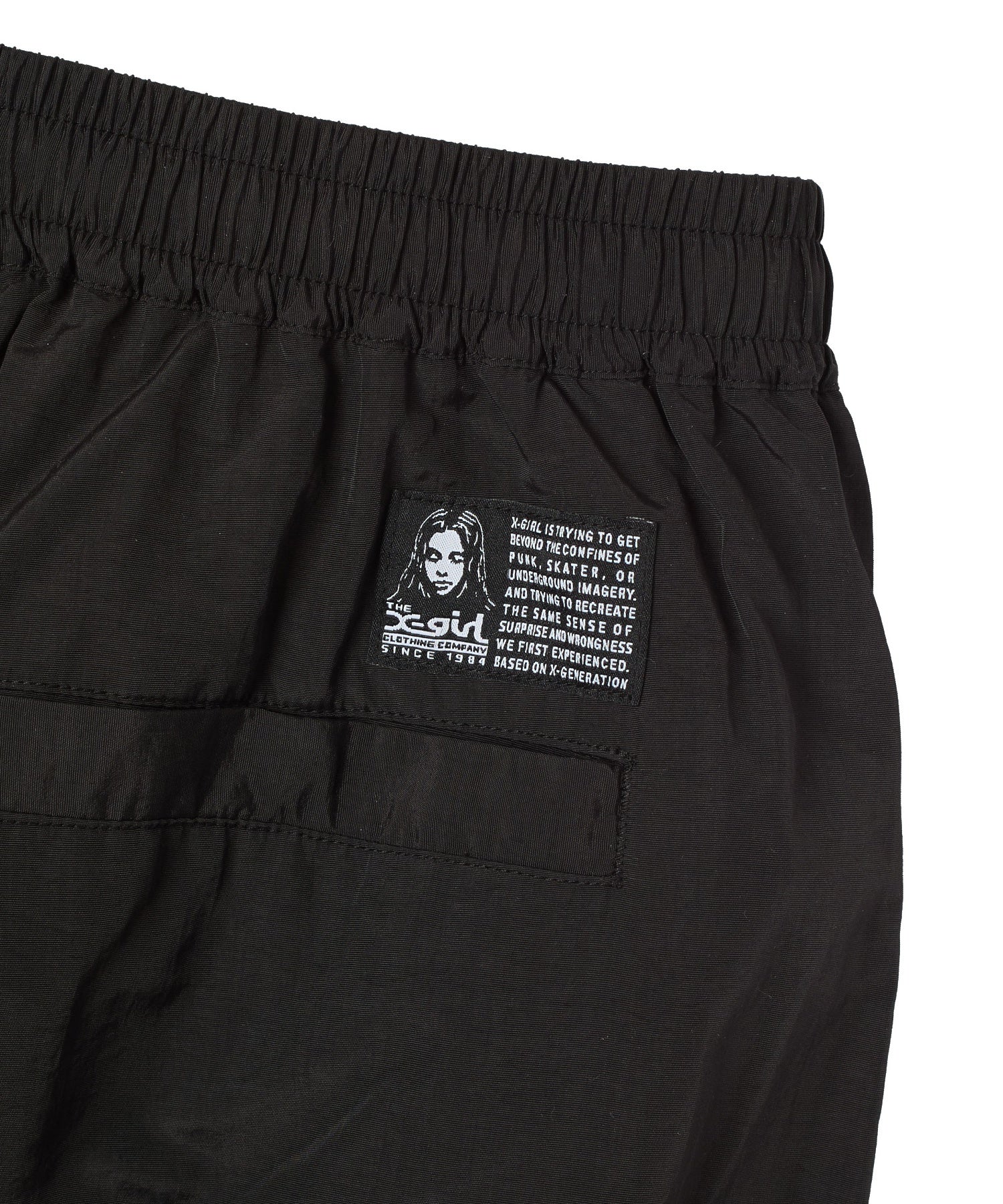 FACE LABEL LOOSE FIT TRAINING PANTS