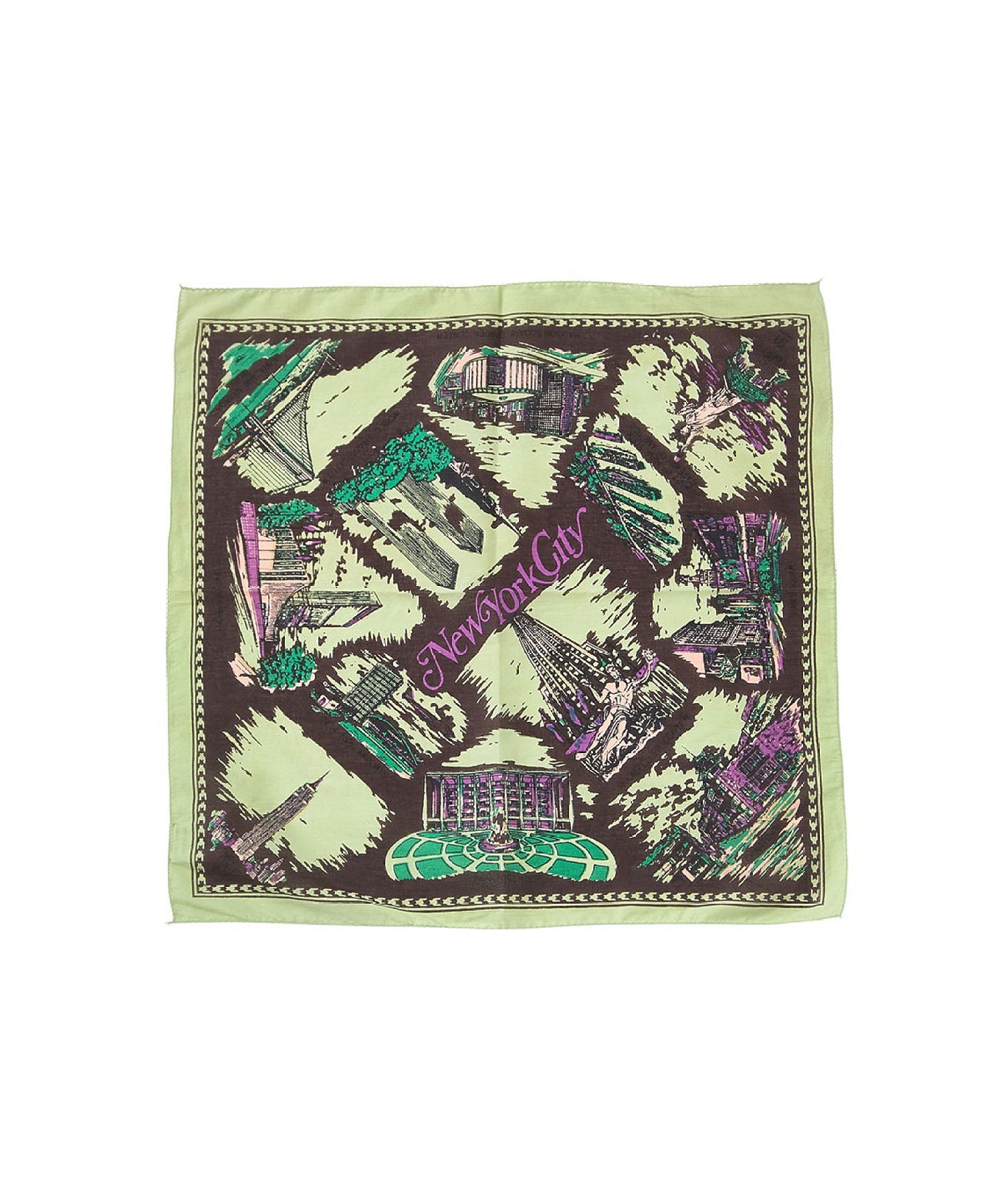 BINDU/COTTON VOILE NEW YORK MAP3 BANDANA