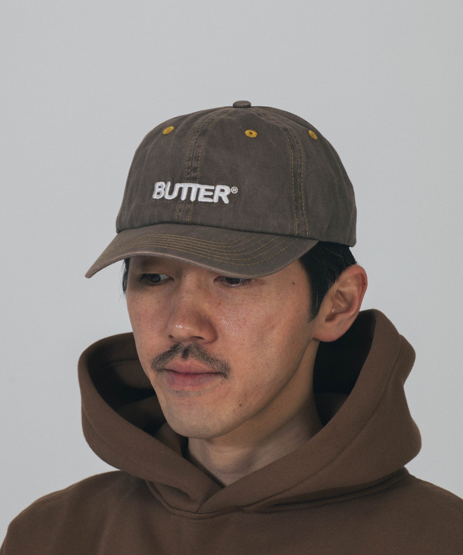BUTTER/バター/Rounded Logo 6 Panel Cap