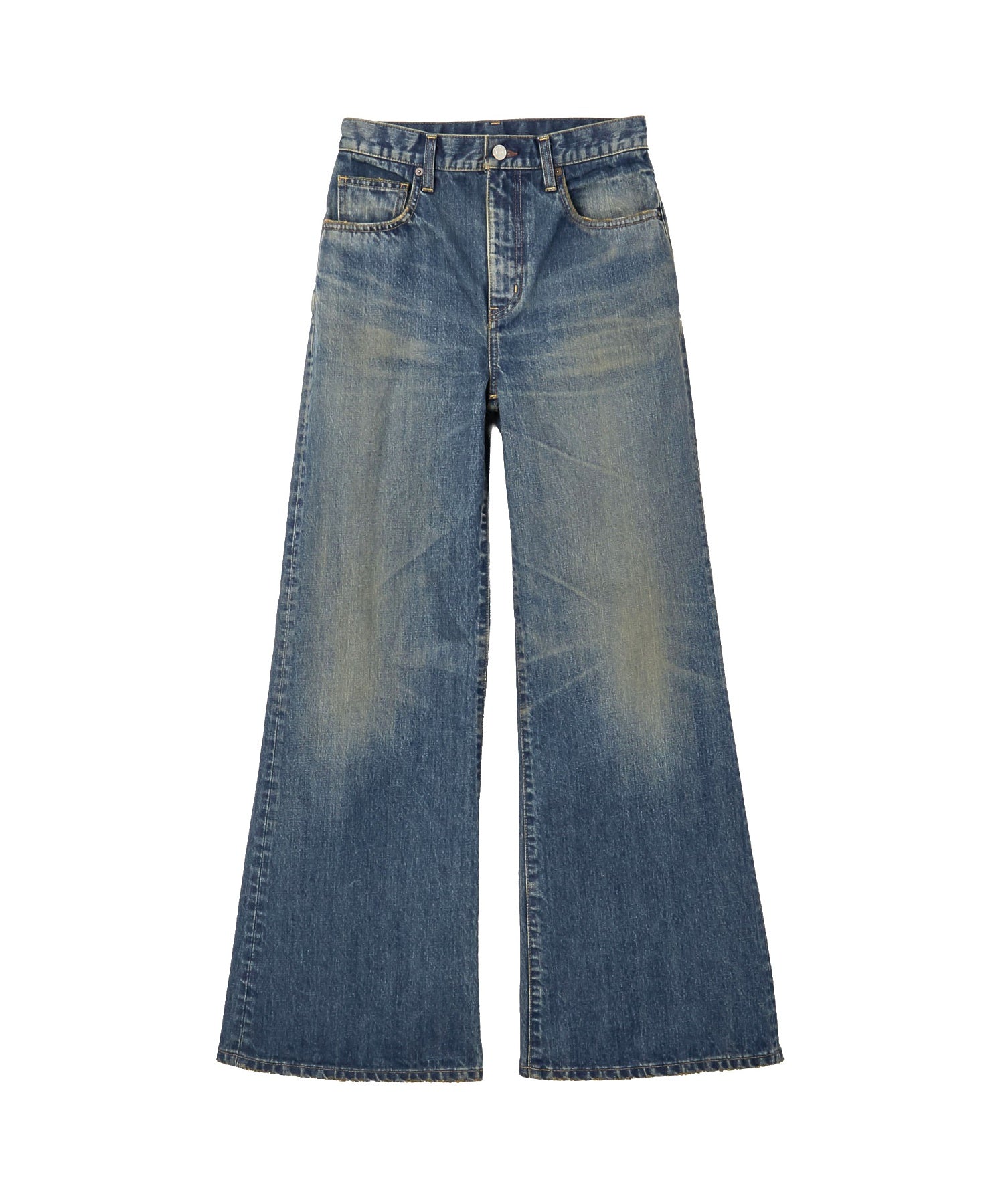 FLARED DENIM PANTS