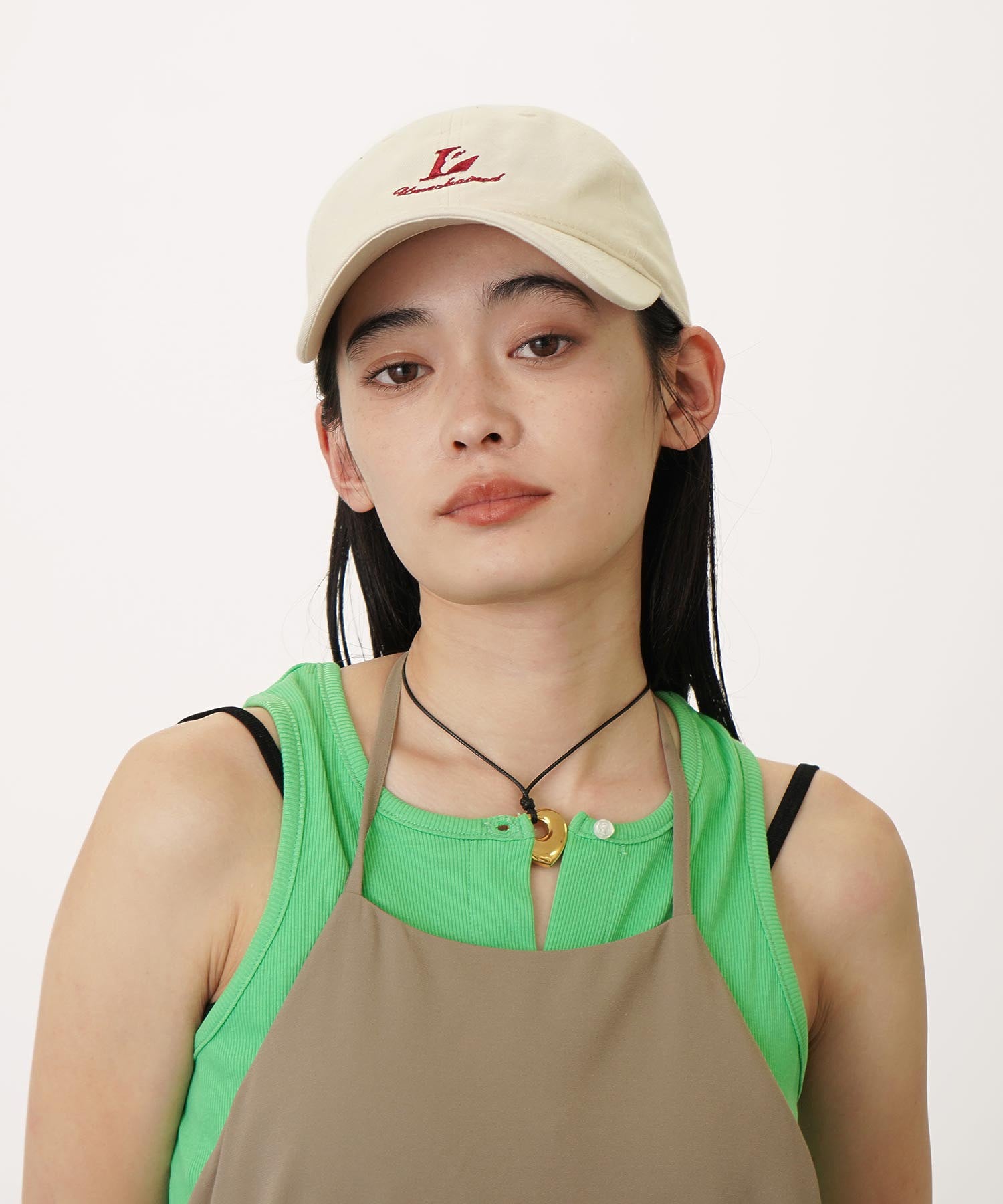 ワンポイントシシュウCAP