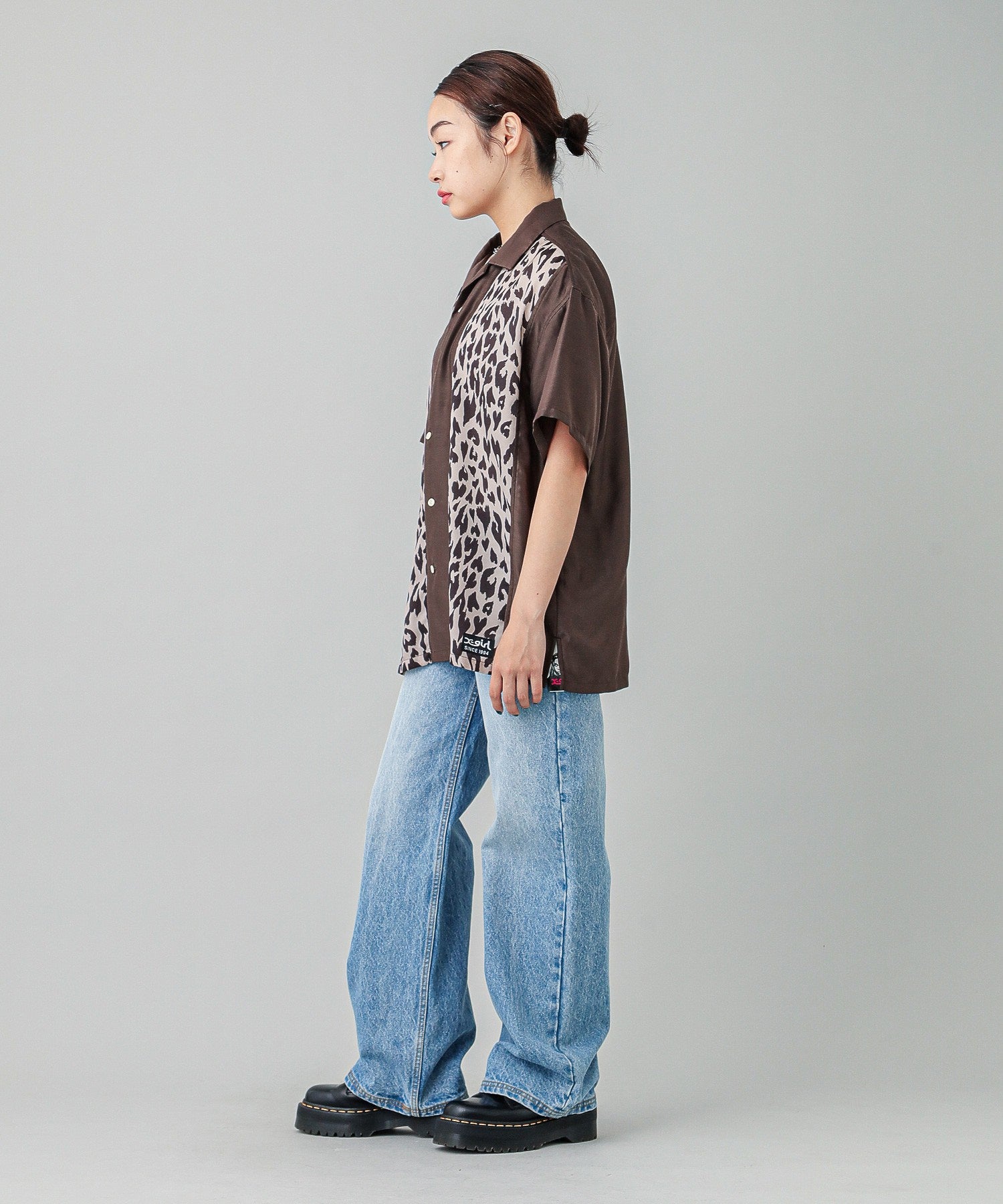 HEART LEOPARD S/S SHIRT