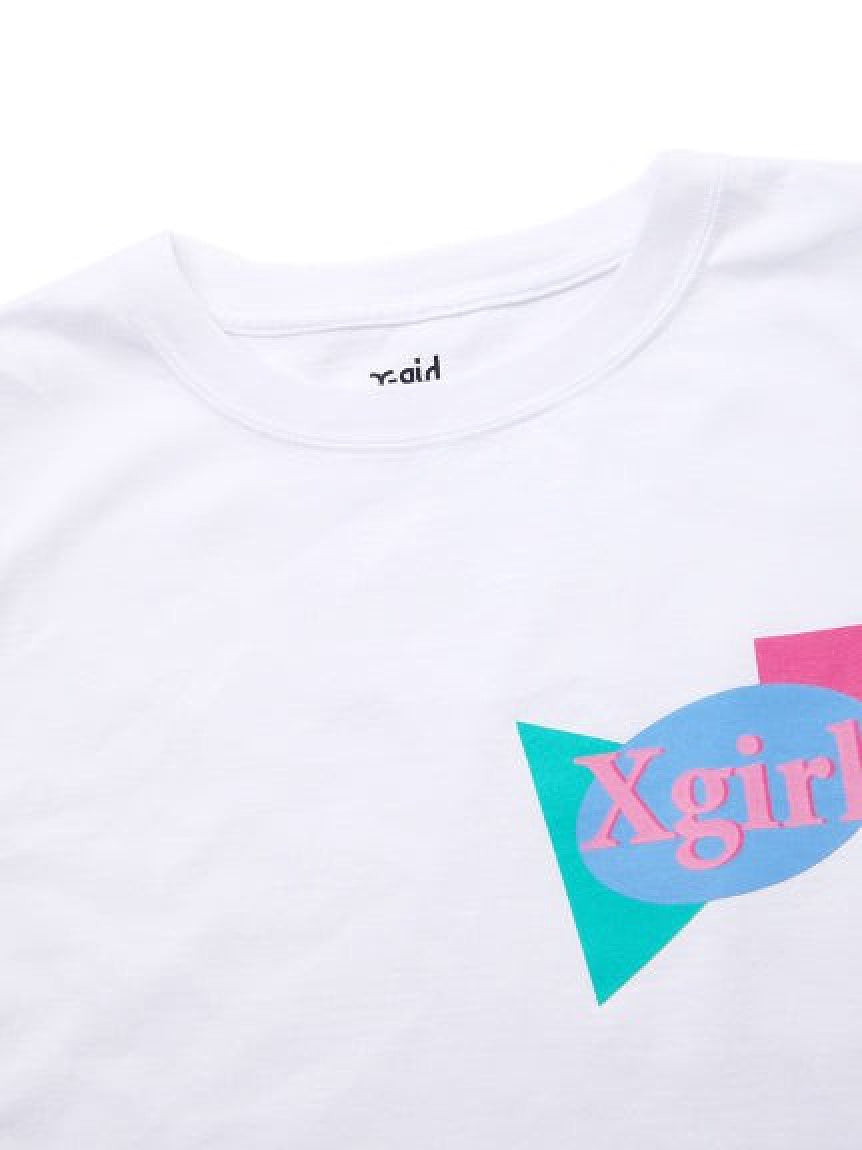 PLANE SHAPES LOGO TANK DRESS X-girl