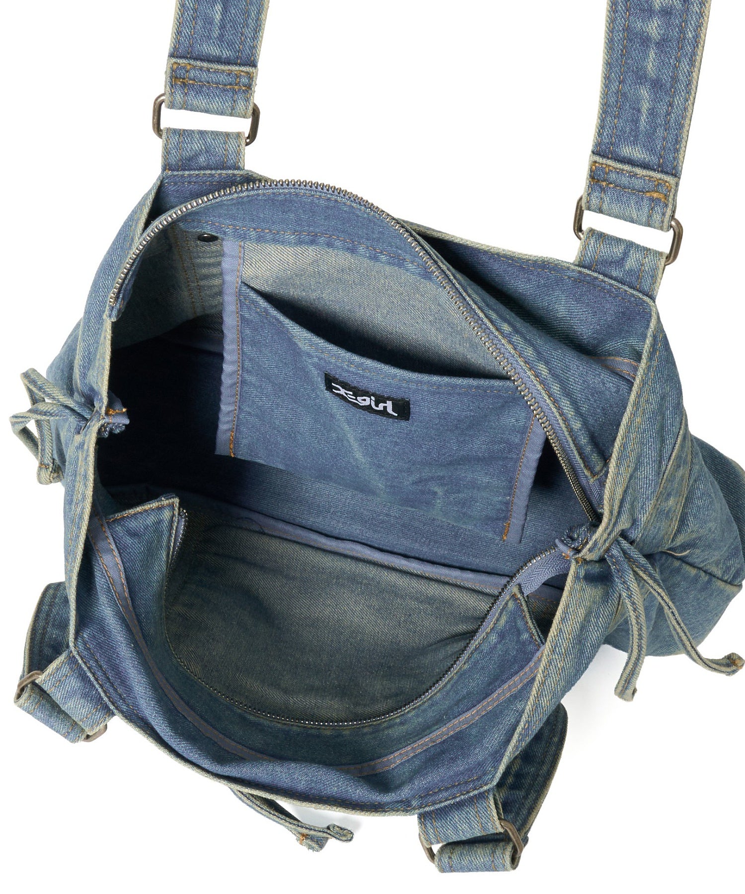 FADED MILLS LOGO SQUARE BAG