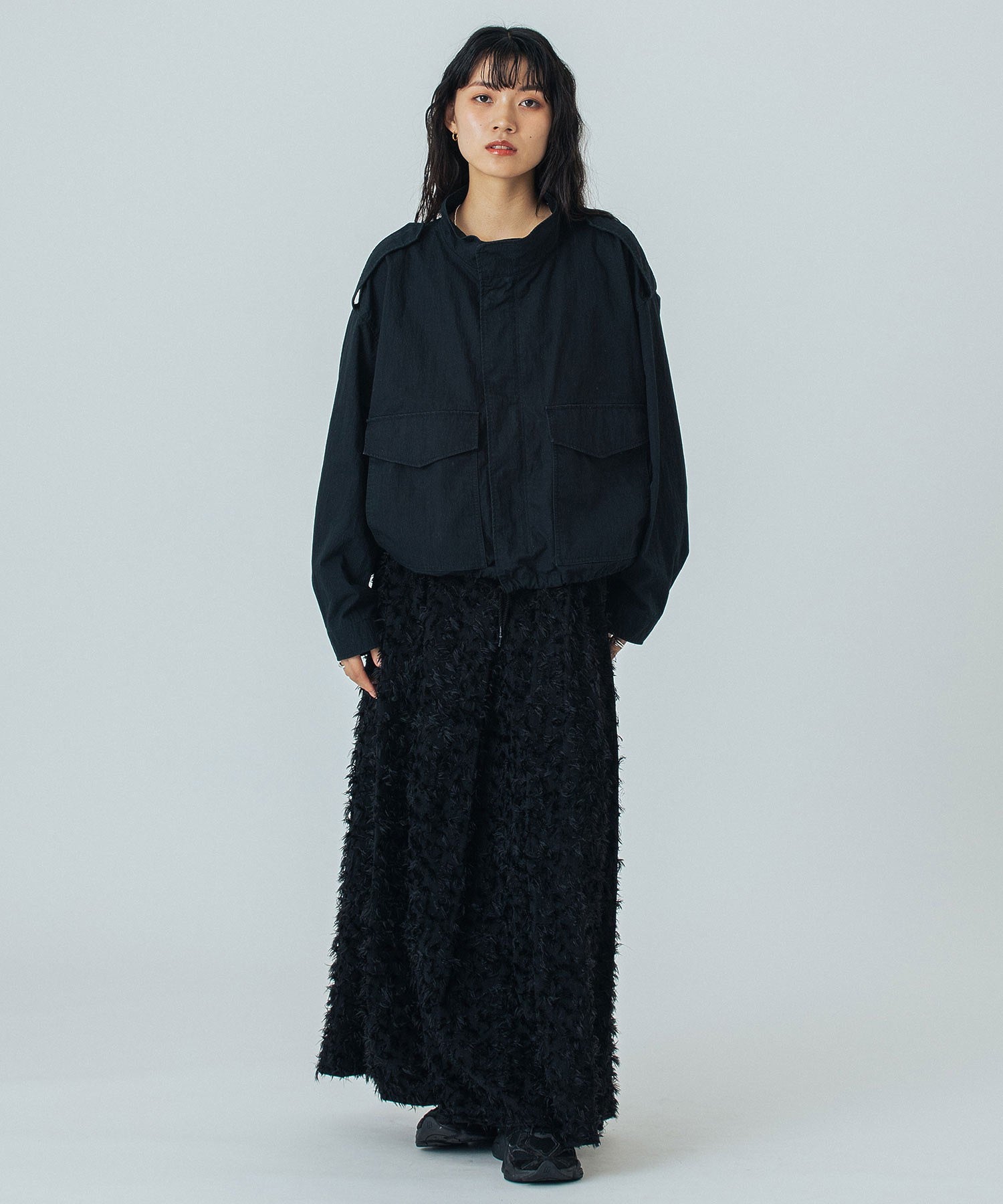 model:167cm 着用サイズ:M
