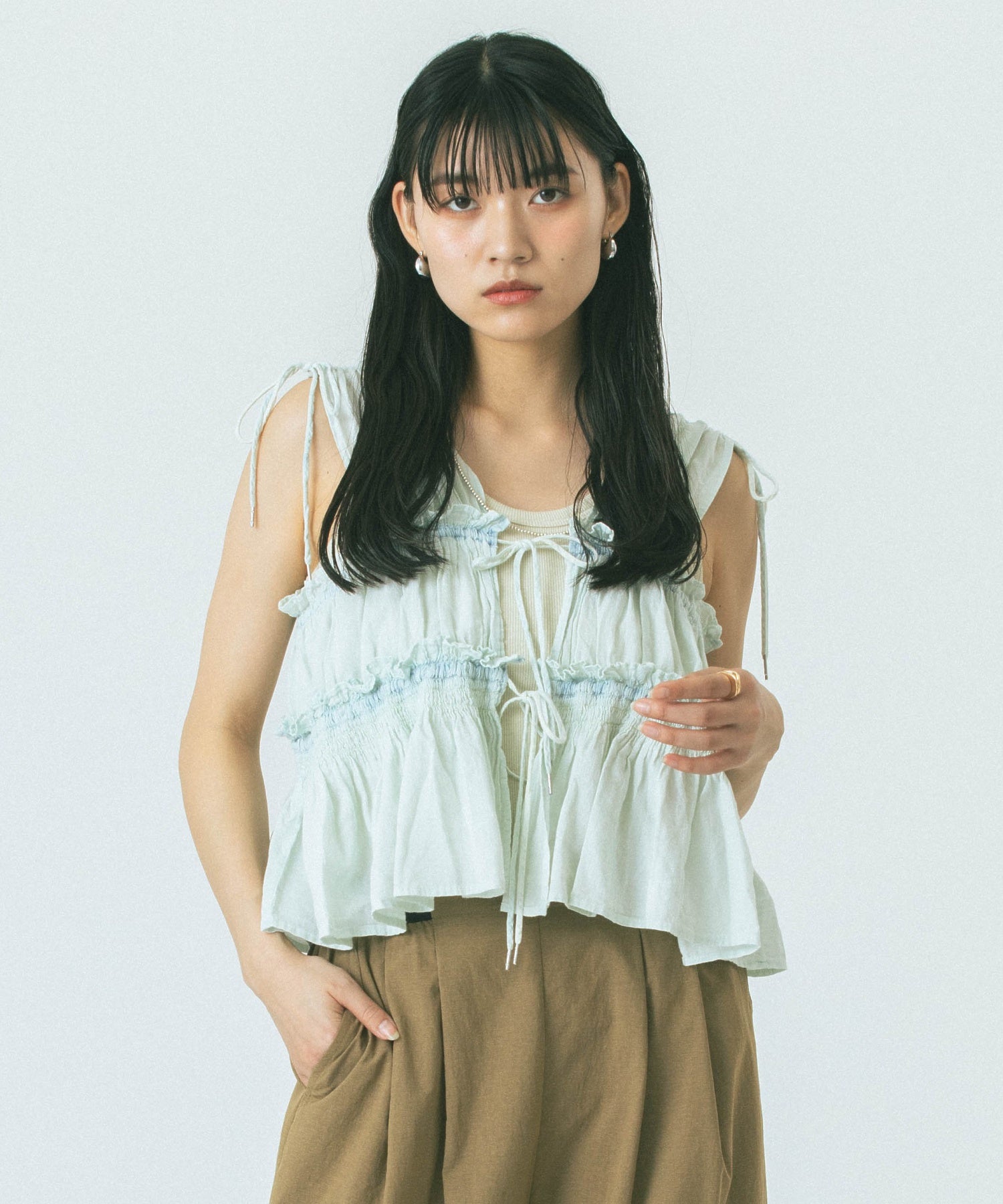 model:167cm 着用サイズ:ONE SIZE