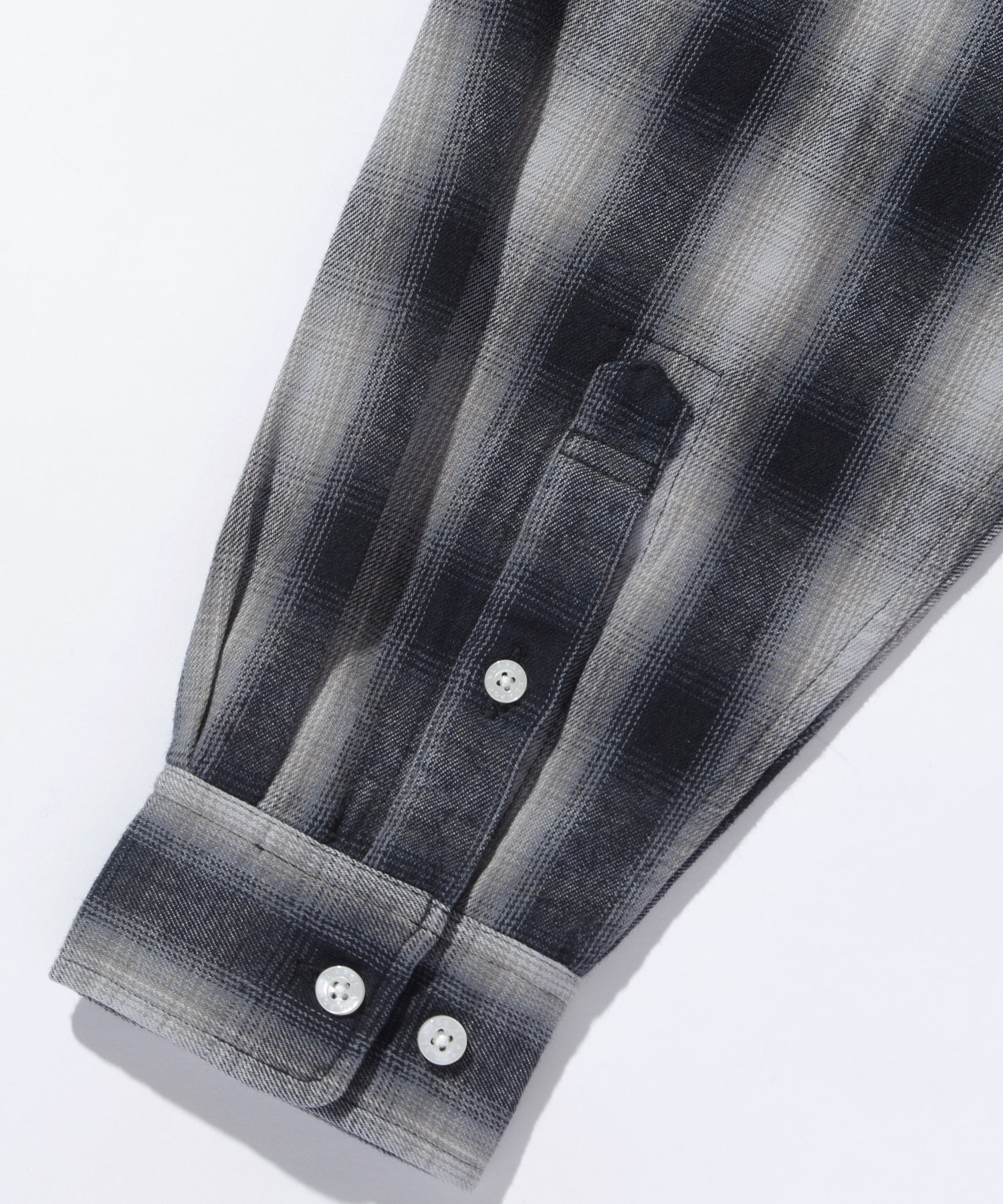 OVERDYED OMBRE CHECK SHIRT