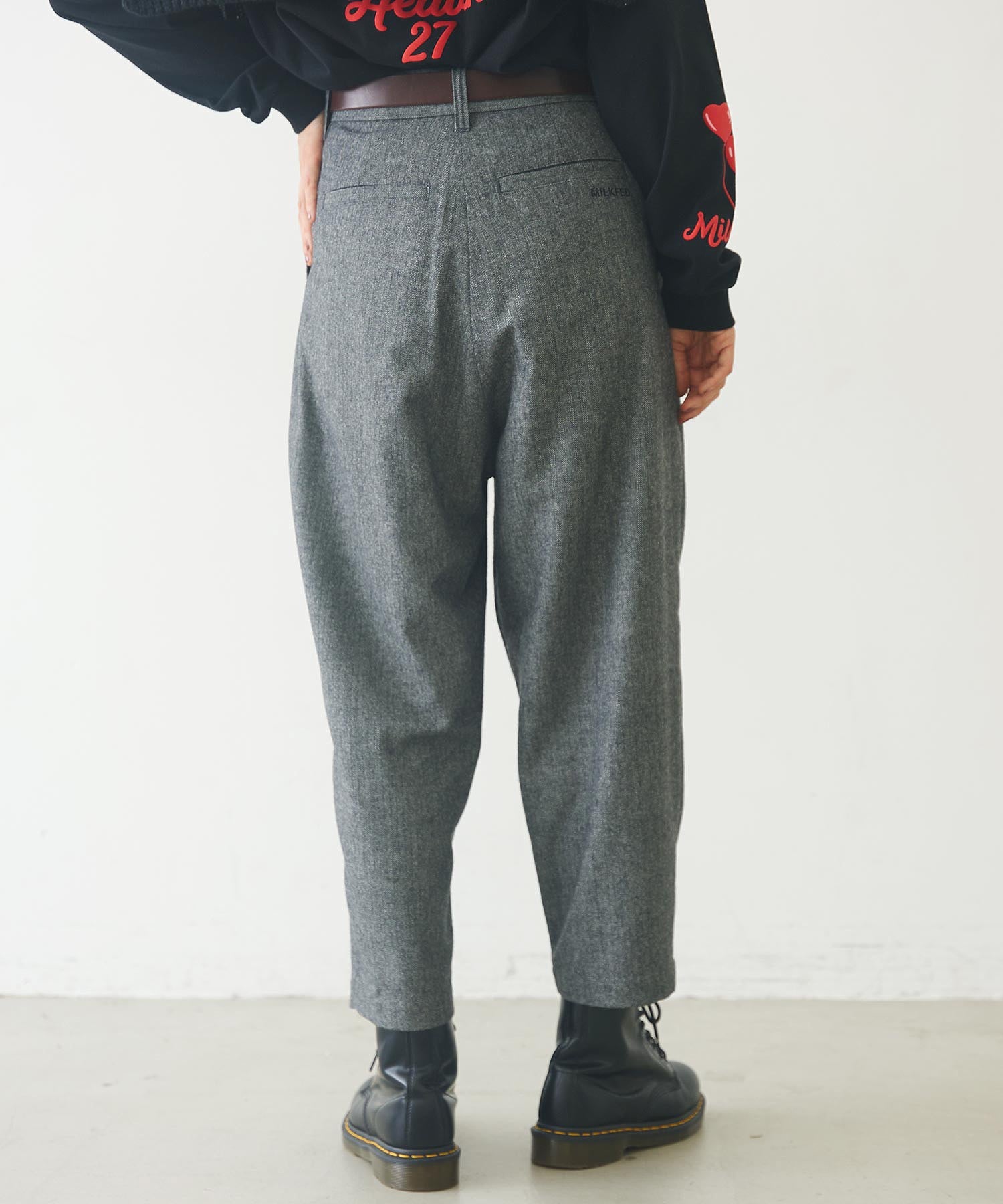 TAPERED CROPPED PANTS