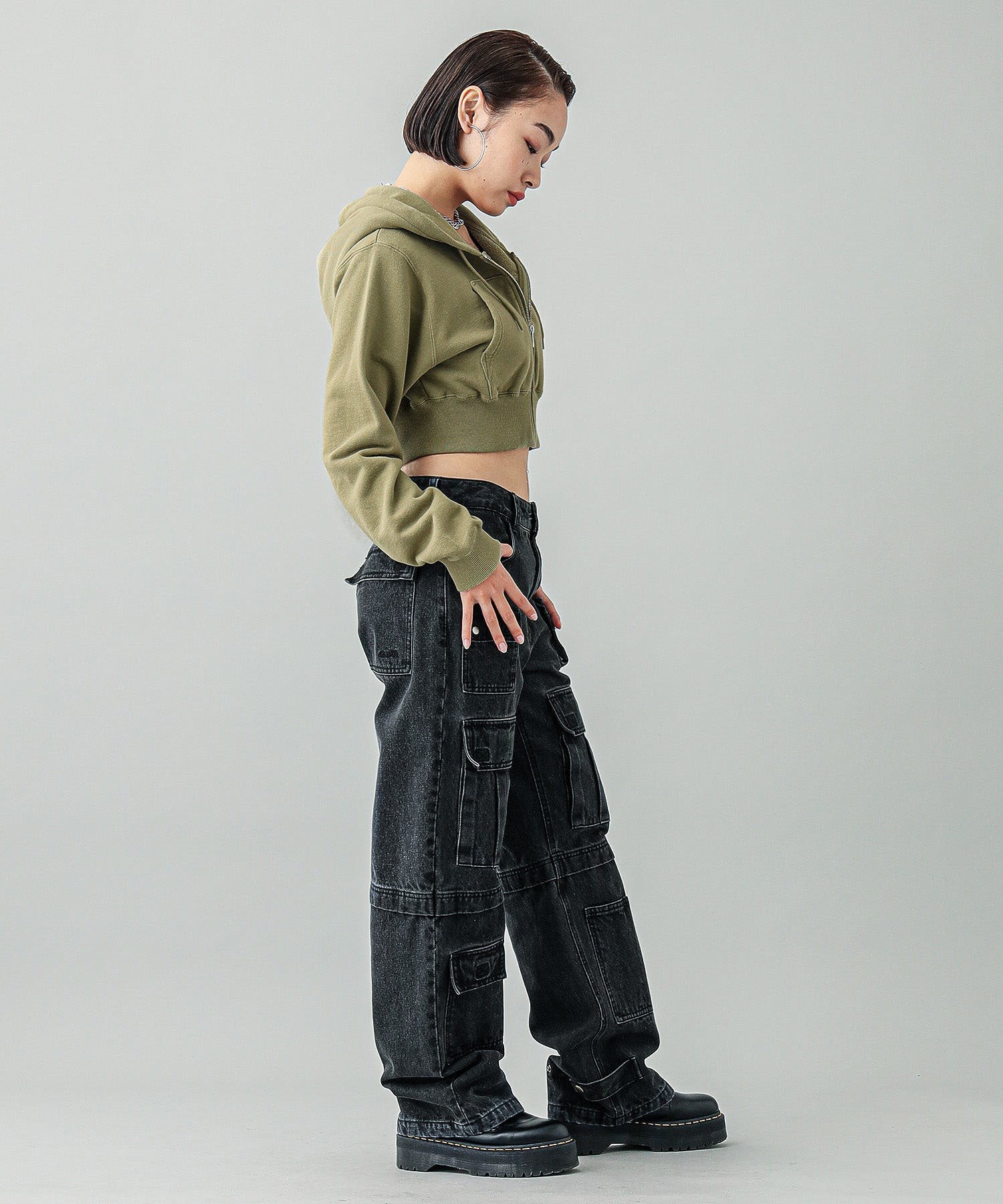 model　H:161cm 着用サイズ:M
