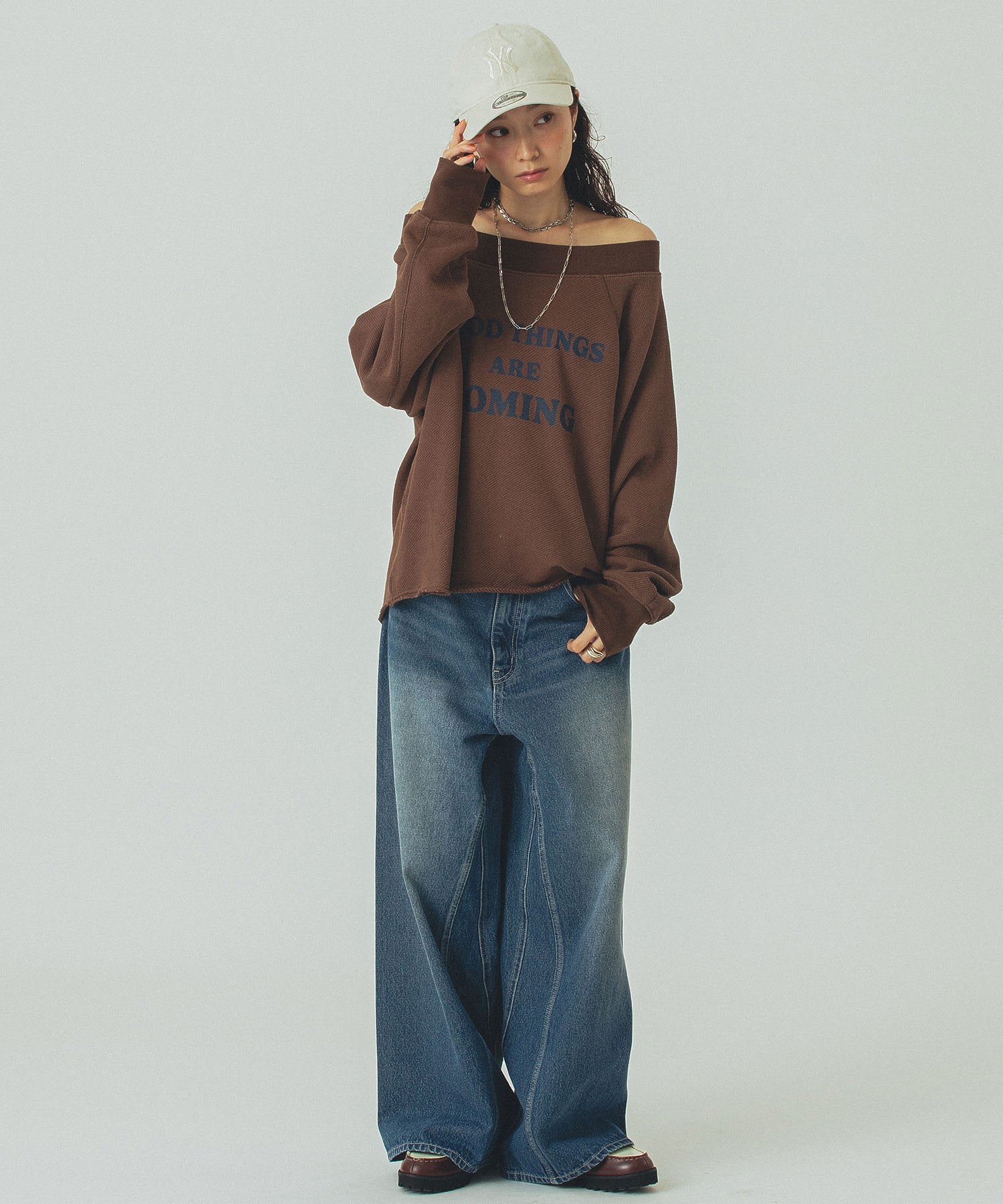 model:161cm 着用サイズ:S