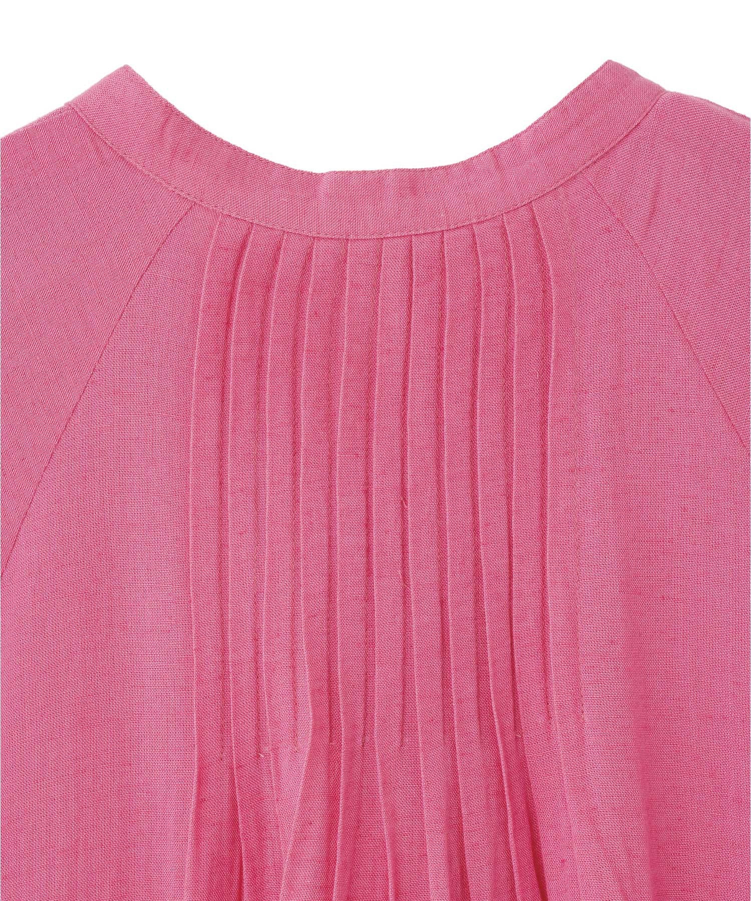 SLIT NECK S/S DRESS