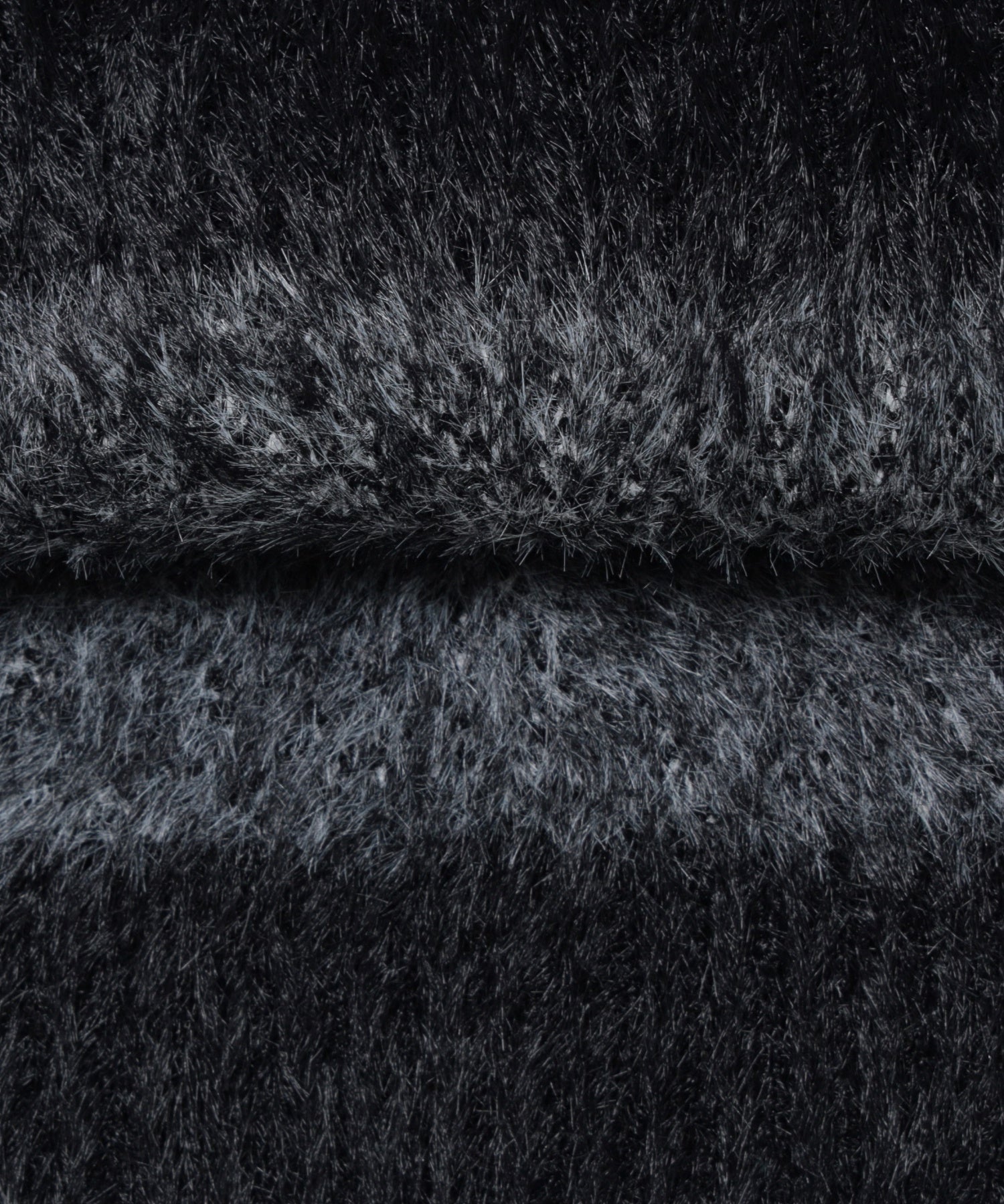 LOGO JACQUARD SHAGGY KNIT TOP