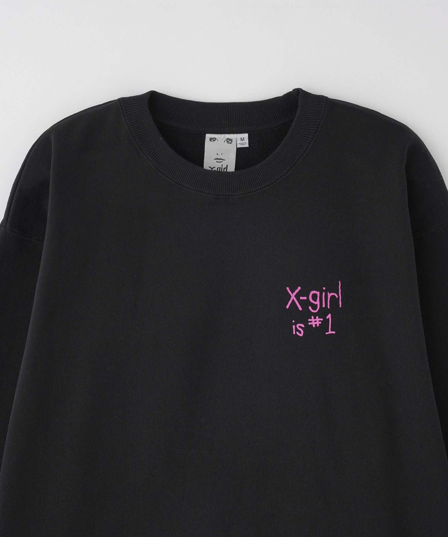 X-girl FLAG BIG SWEAT TOP