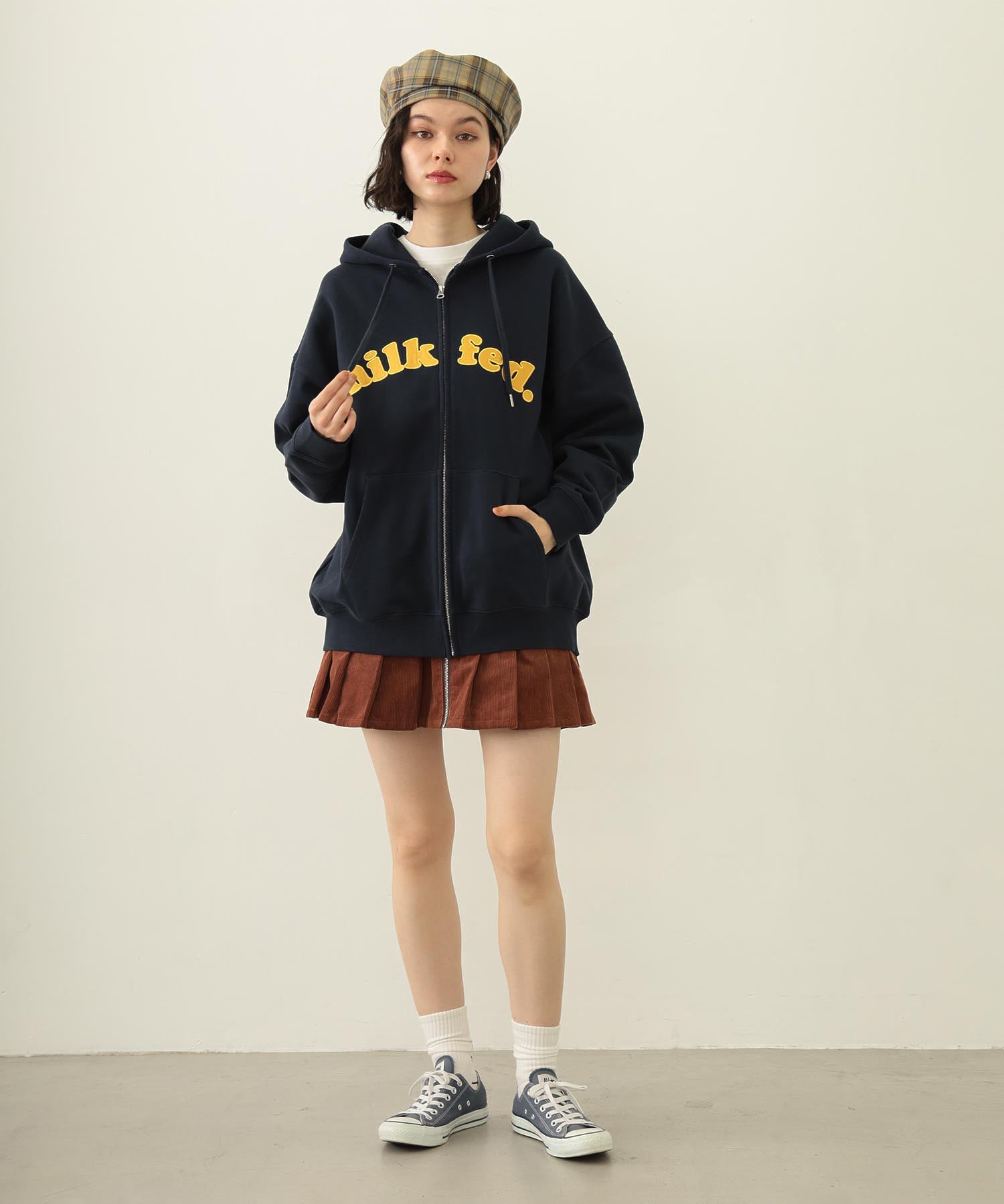 ARCH COOPER LOGO ZIP UP HOODIE