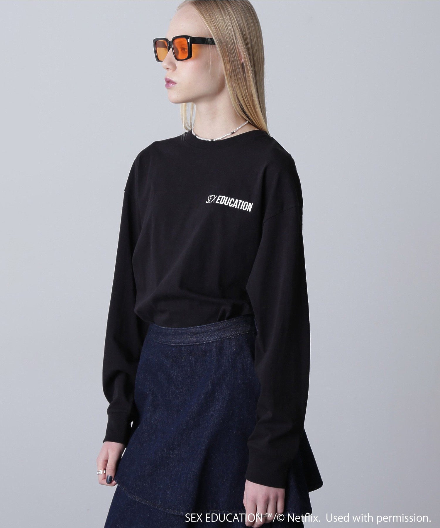 Netflix Series ‘SEX EDUCATION’ × ROSE BUD/PHOTO BACK PRINT TEE