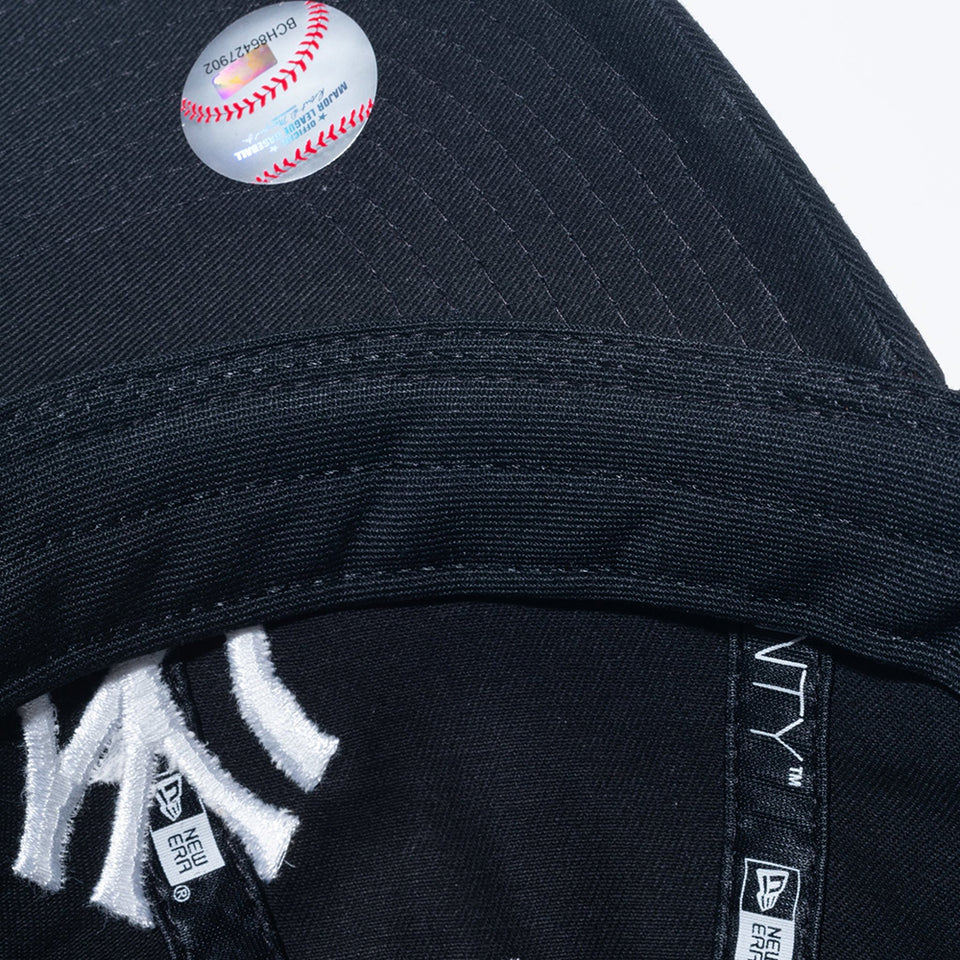 【NEWERA/YOUTH】920 WASHED NEYYAN BLK WHI 25J