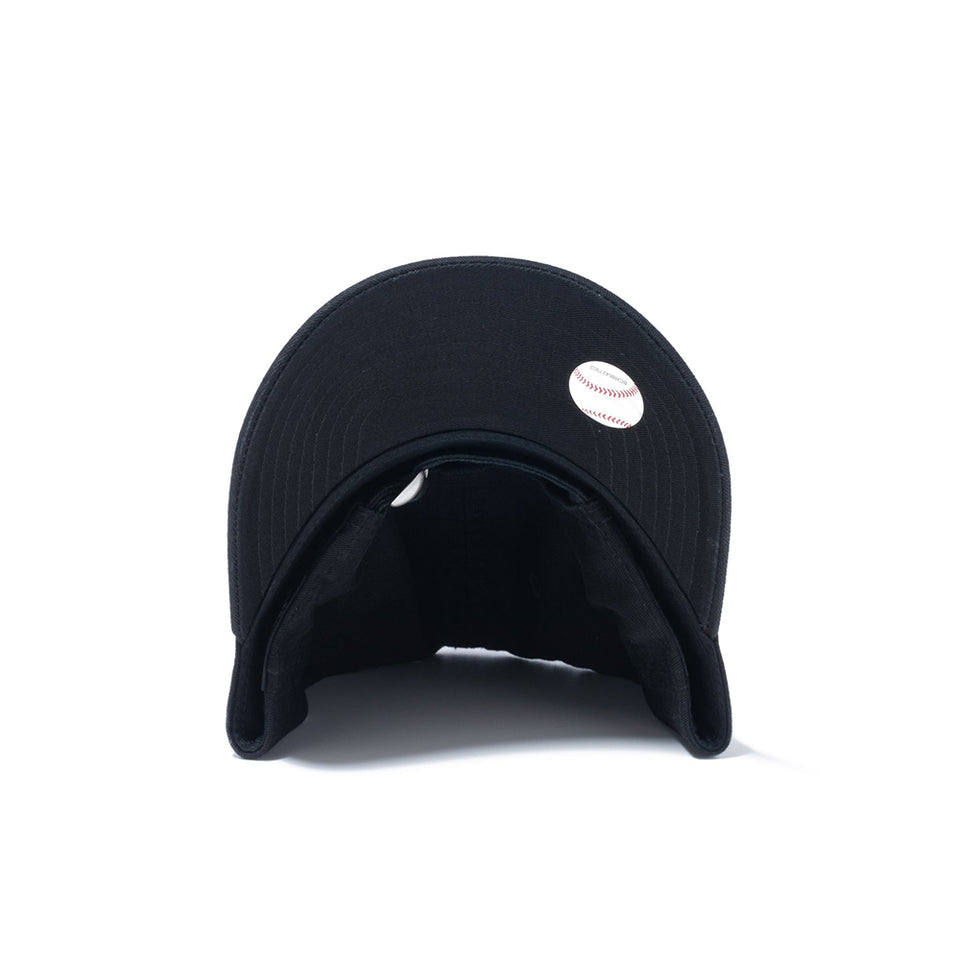 【NEWERA/YOUTH】920 WASHED NEYYAN BLK WHI 25J