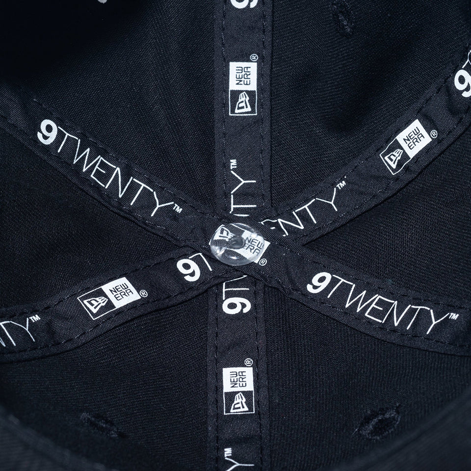 【NEWERA/YOUTH】920 WASHED LOSDOD BLK WHI 25J