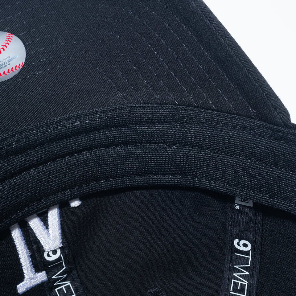 【NEWERA/YOUTH】920 WASHED LOSDOD BLK WHI 25J