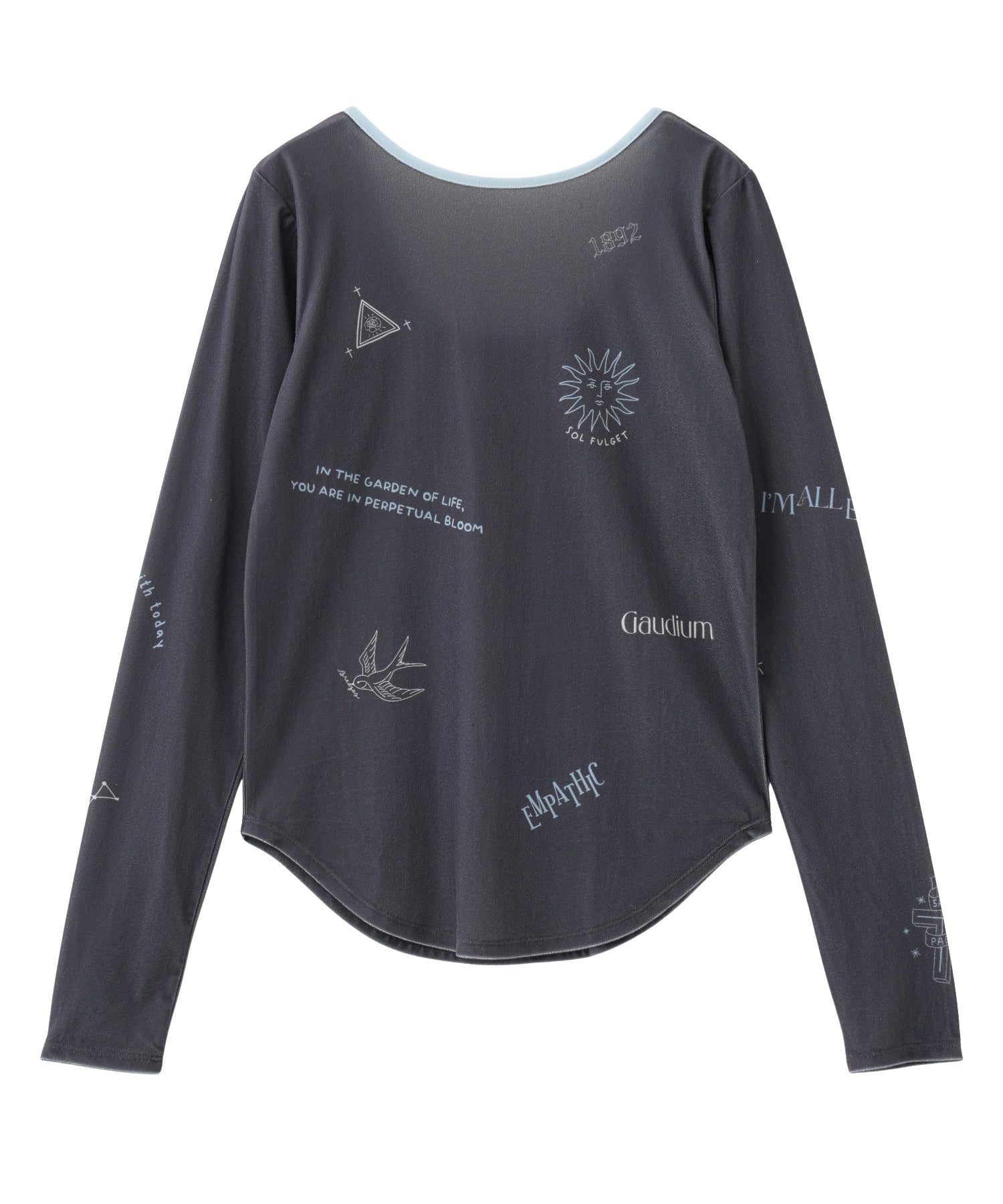 SHEER VELOUR L/S TEE