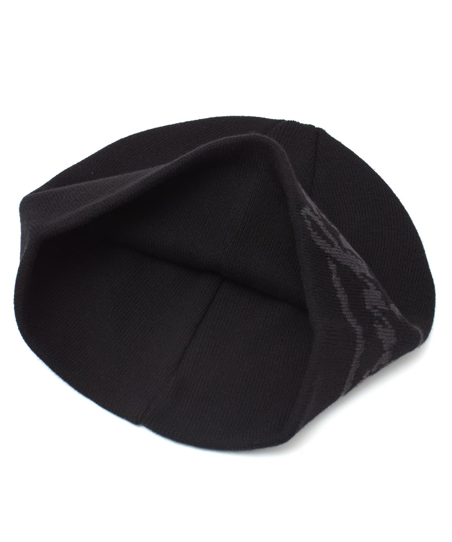 DIAGONAL OVAL LOGO JACQUARD BEANIE