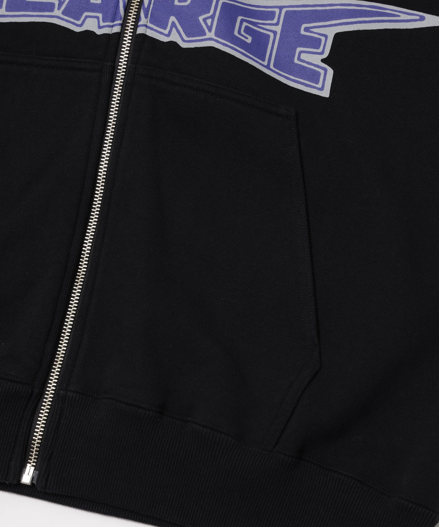 MULTI LOGO ZIP HOODED SWEATSHIRT